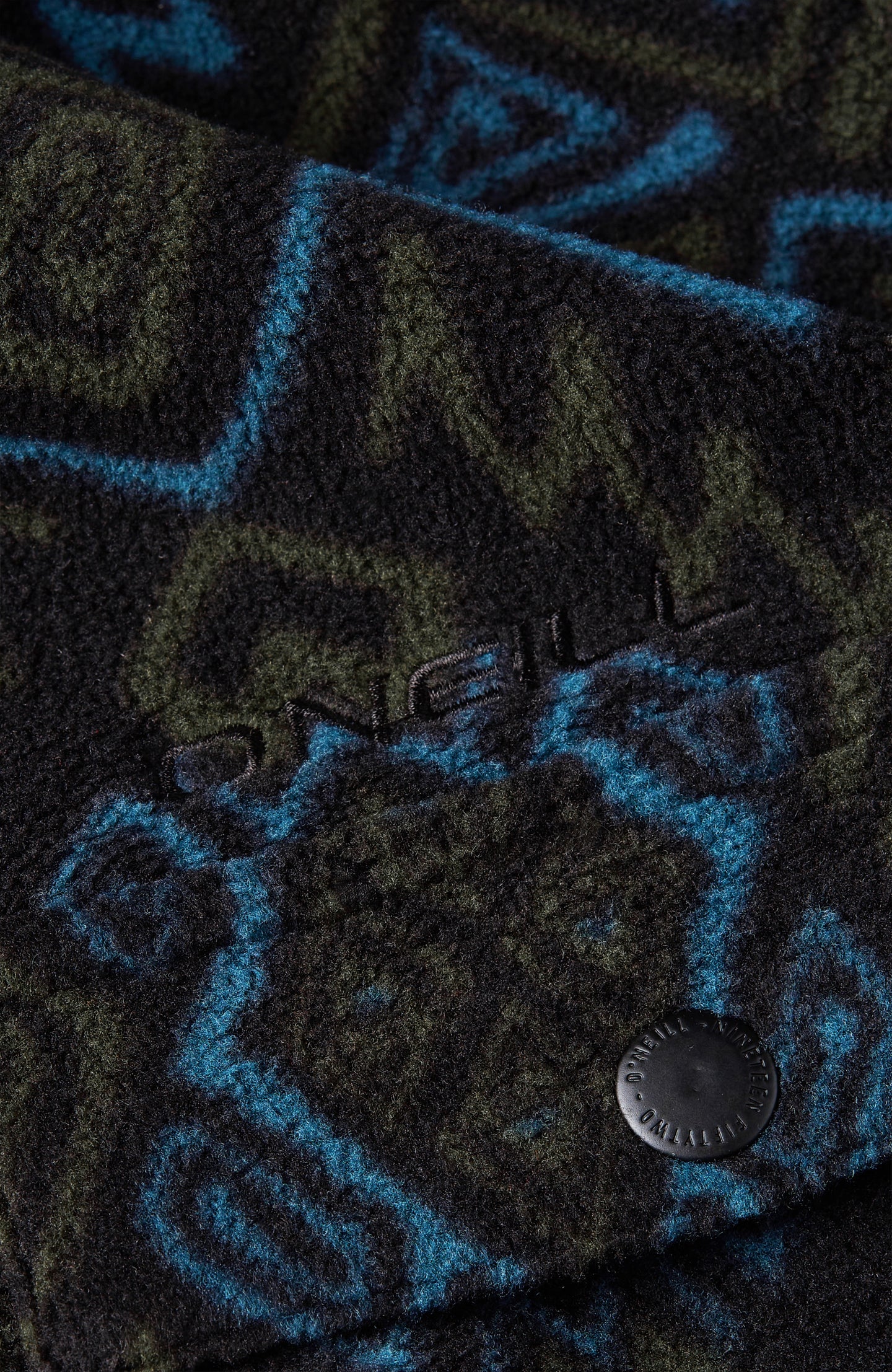 O'Neill Superfleece Shirt - Black Retro Ikat