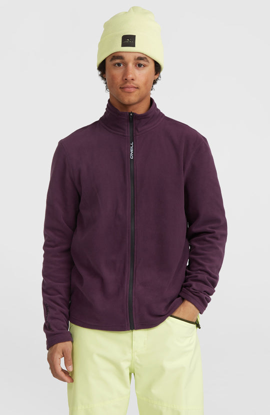 Jack'S Polartec 100 Fz Fleece - Aubergine