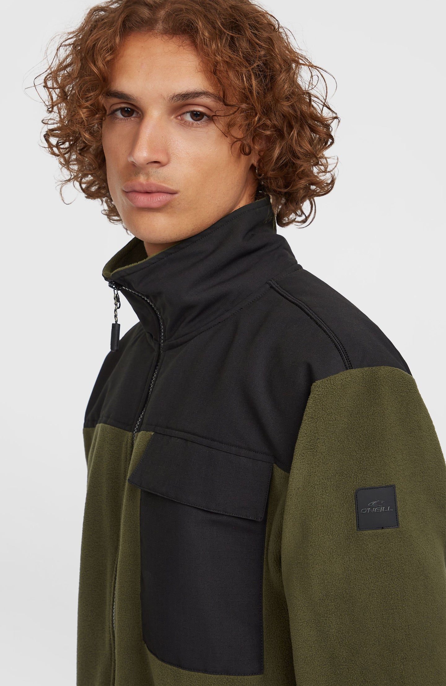 Utility Polartec 200 Fz Fleece - Forest Night Colour Block