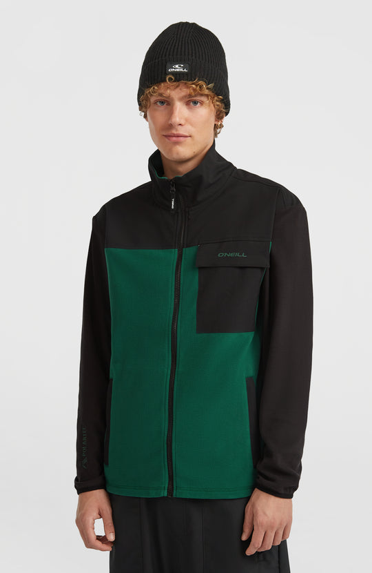 Fwc'Peak Polartec Hyperfleece - Emerald Envy Colour Block