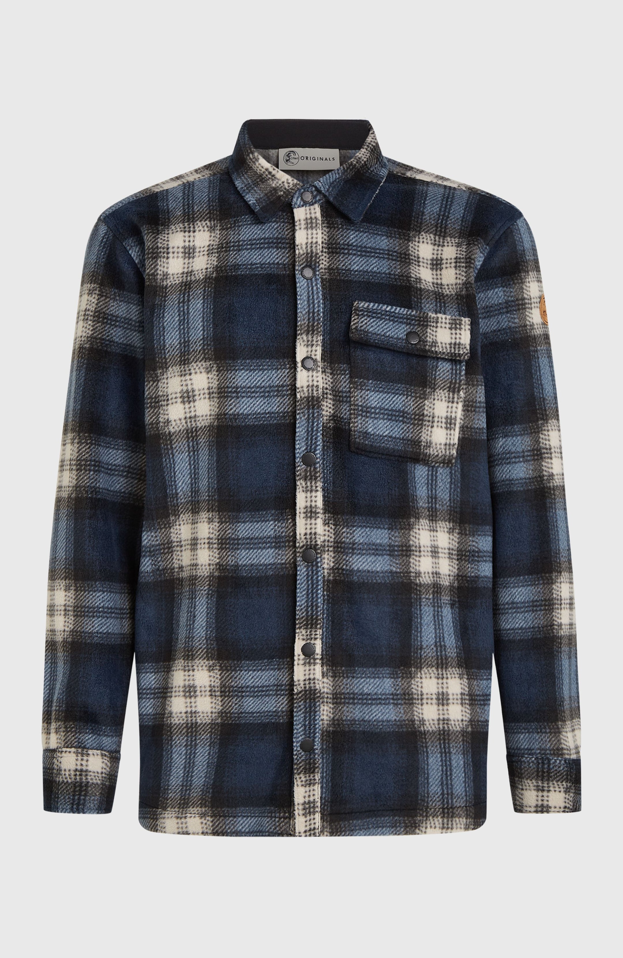 O'Riginals Superfleece Shirt - Mozart Blue Check