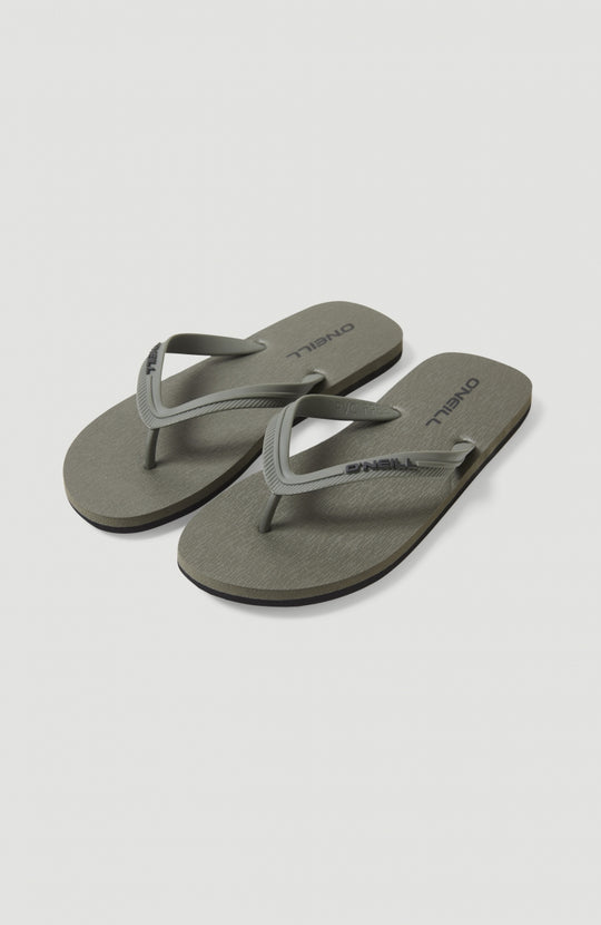 Profile Small Logo Sandals - Military Green