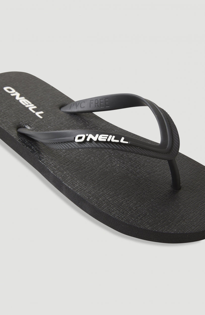 Profile Small Logo Sandals - Black Out