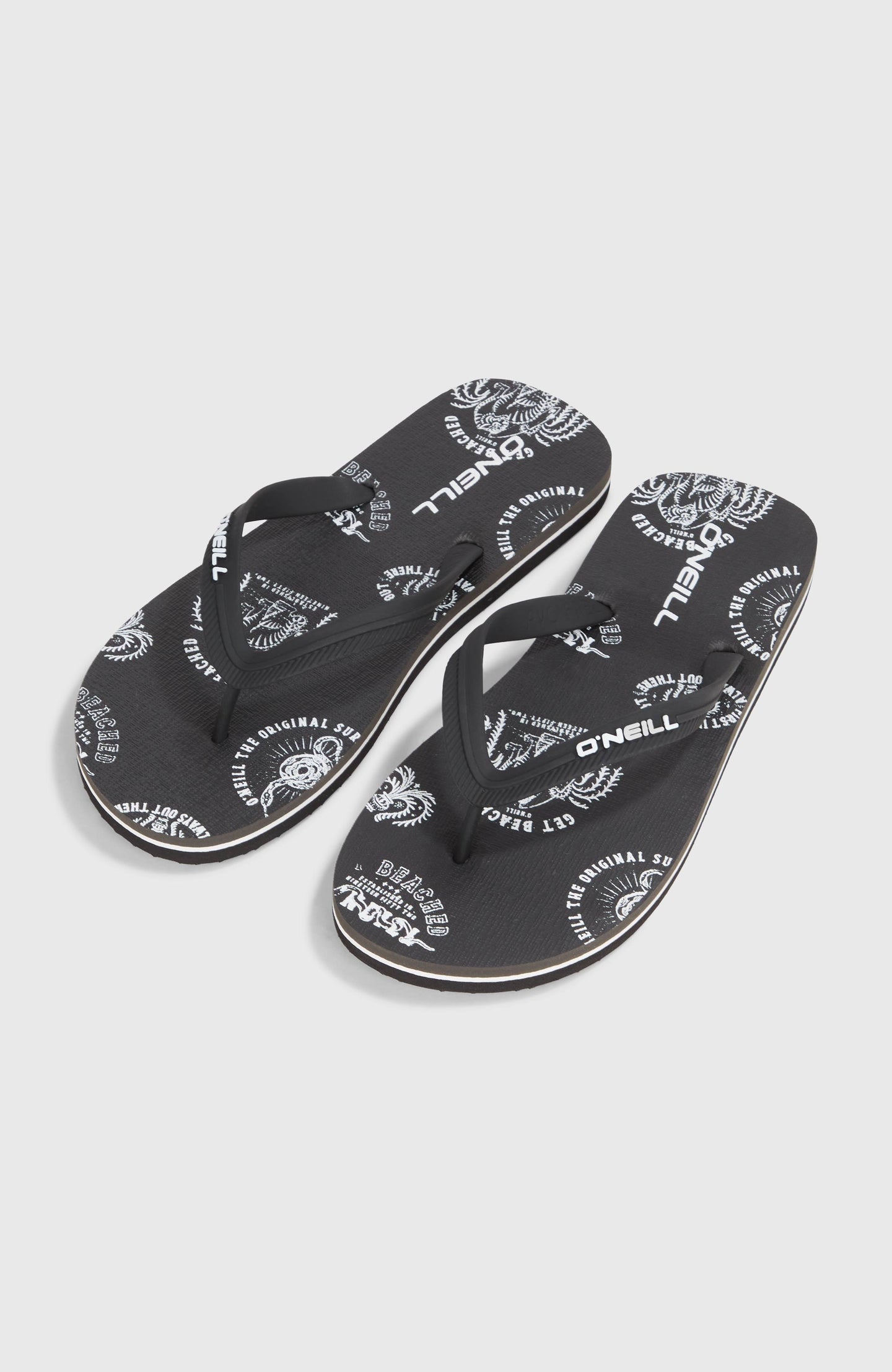 Profile Graphic Sandals - Black Mystical