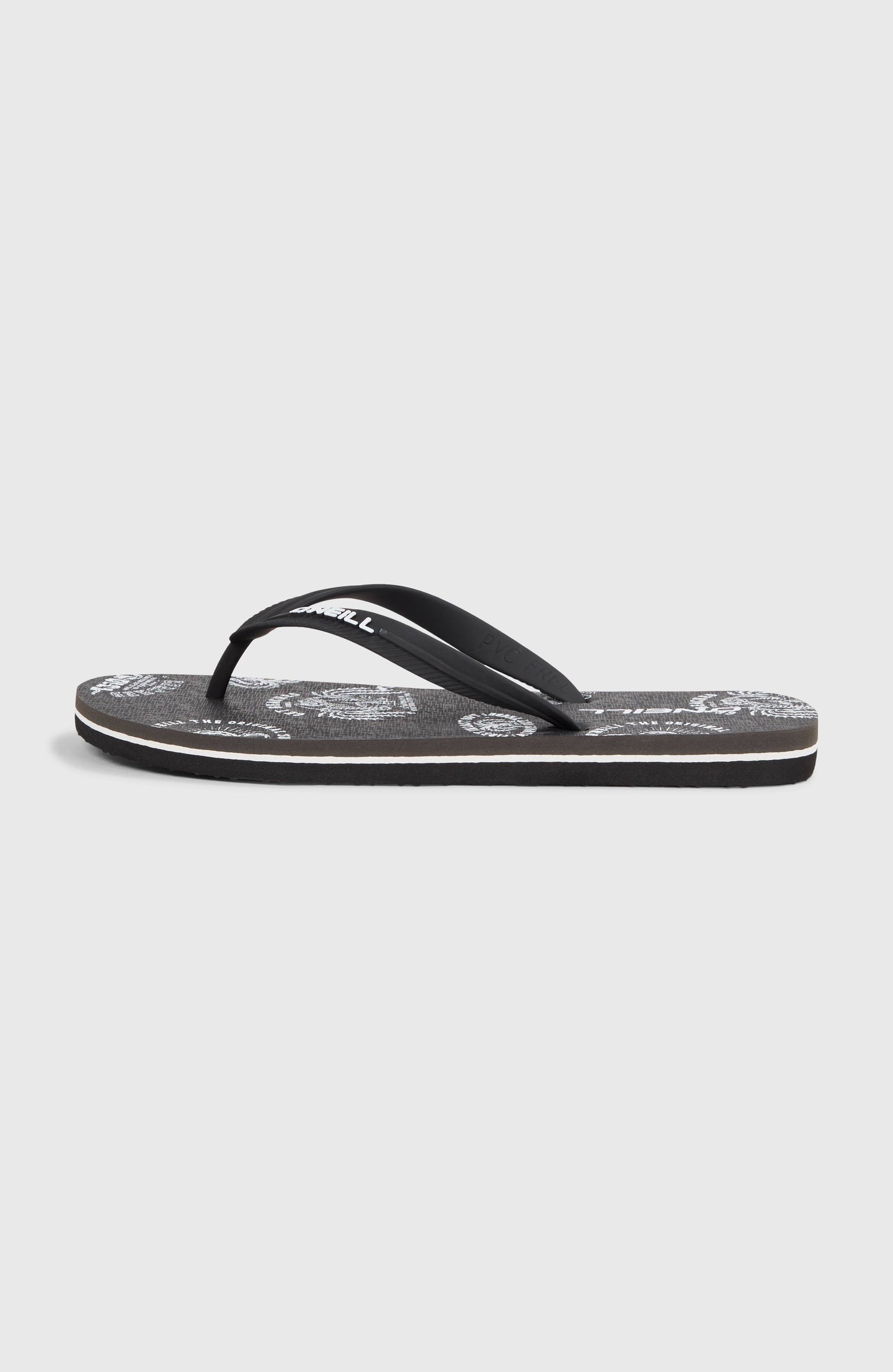 Profile Graphic Sandals - Black Mystical
