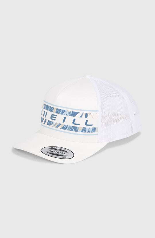 O'Neill Flower Trucker Cap - Snow White