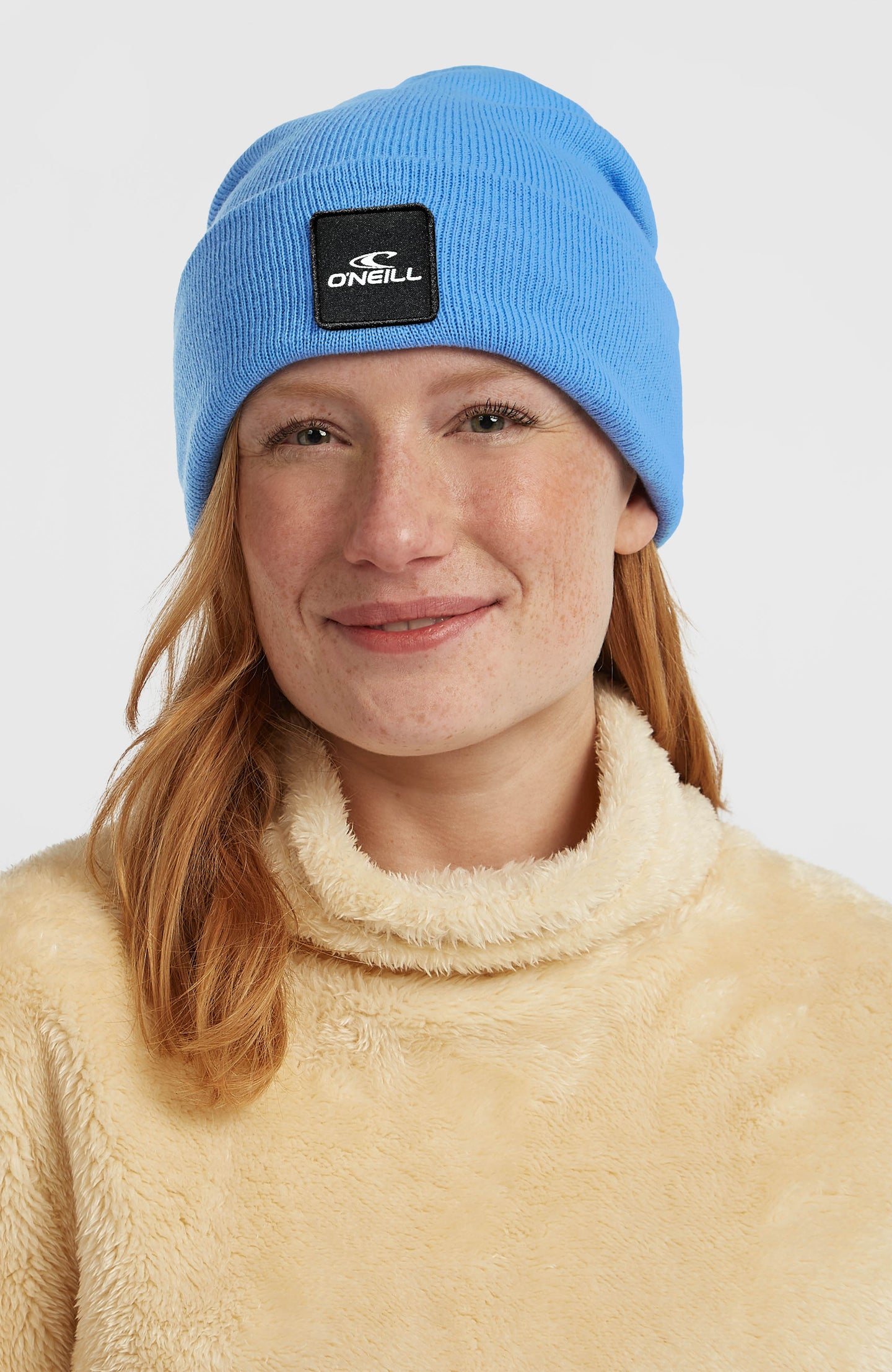 Snow Beanie - Blue Poppy
