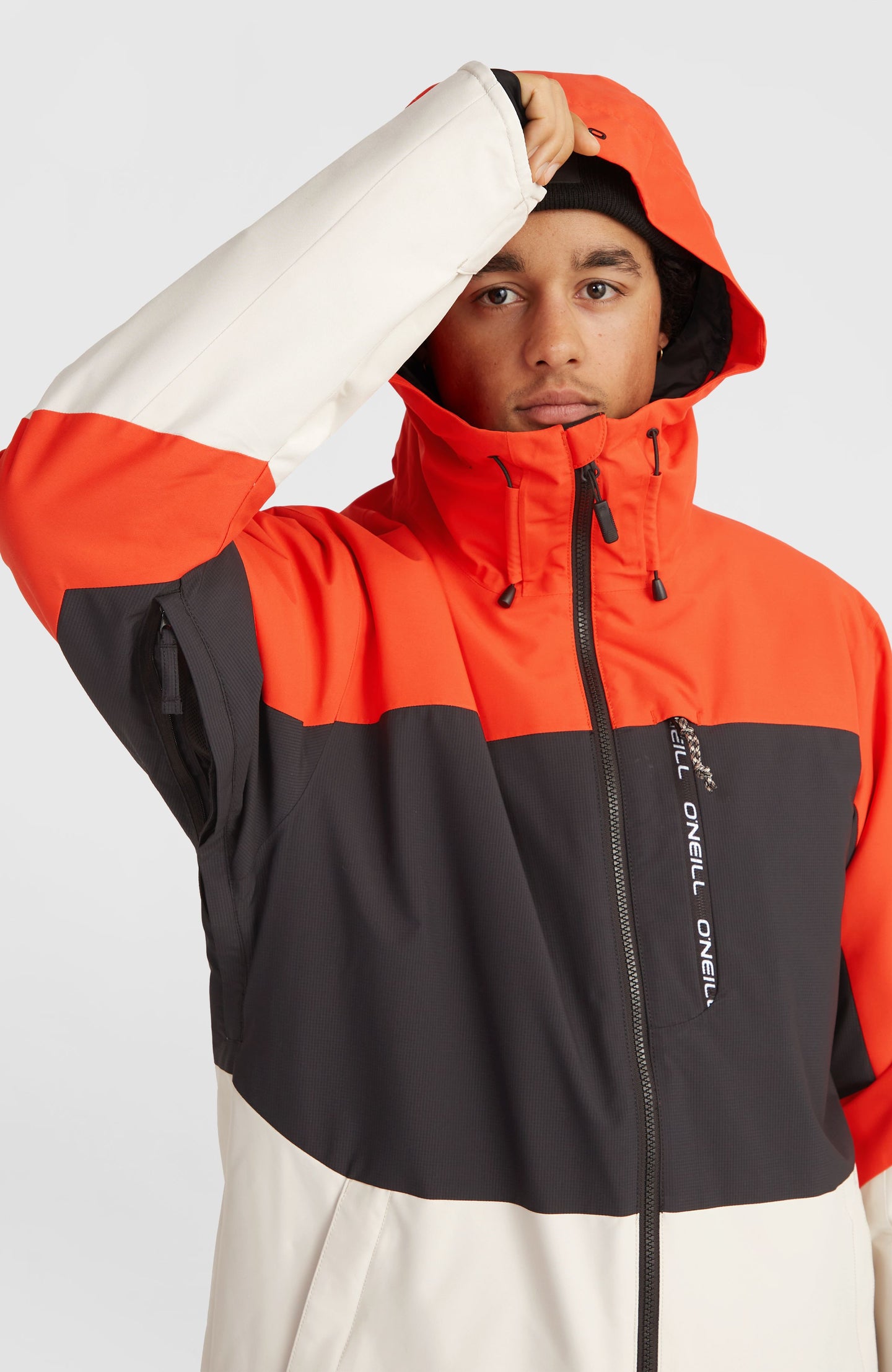 Carbonite Snow Jacket - Paprika Flame Colour Block
