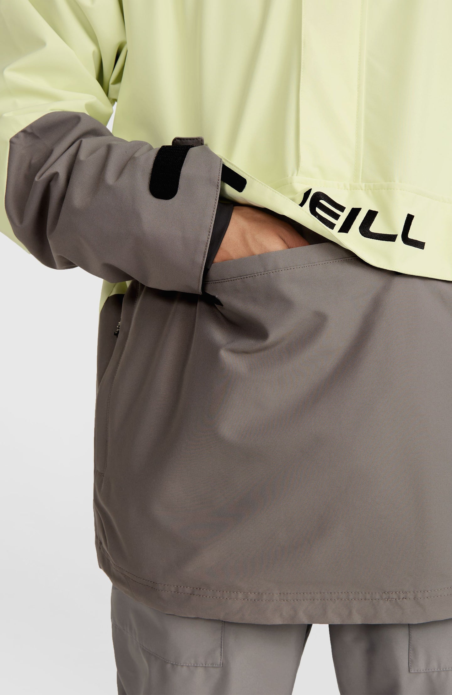 O'Riginals Anorak Snow Jacket - Lime Wash Colour Block