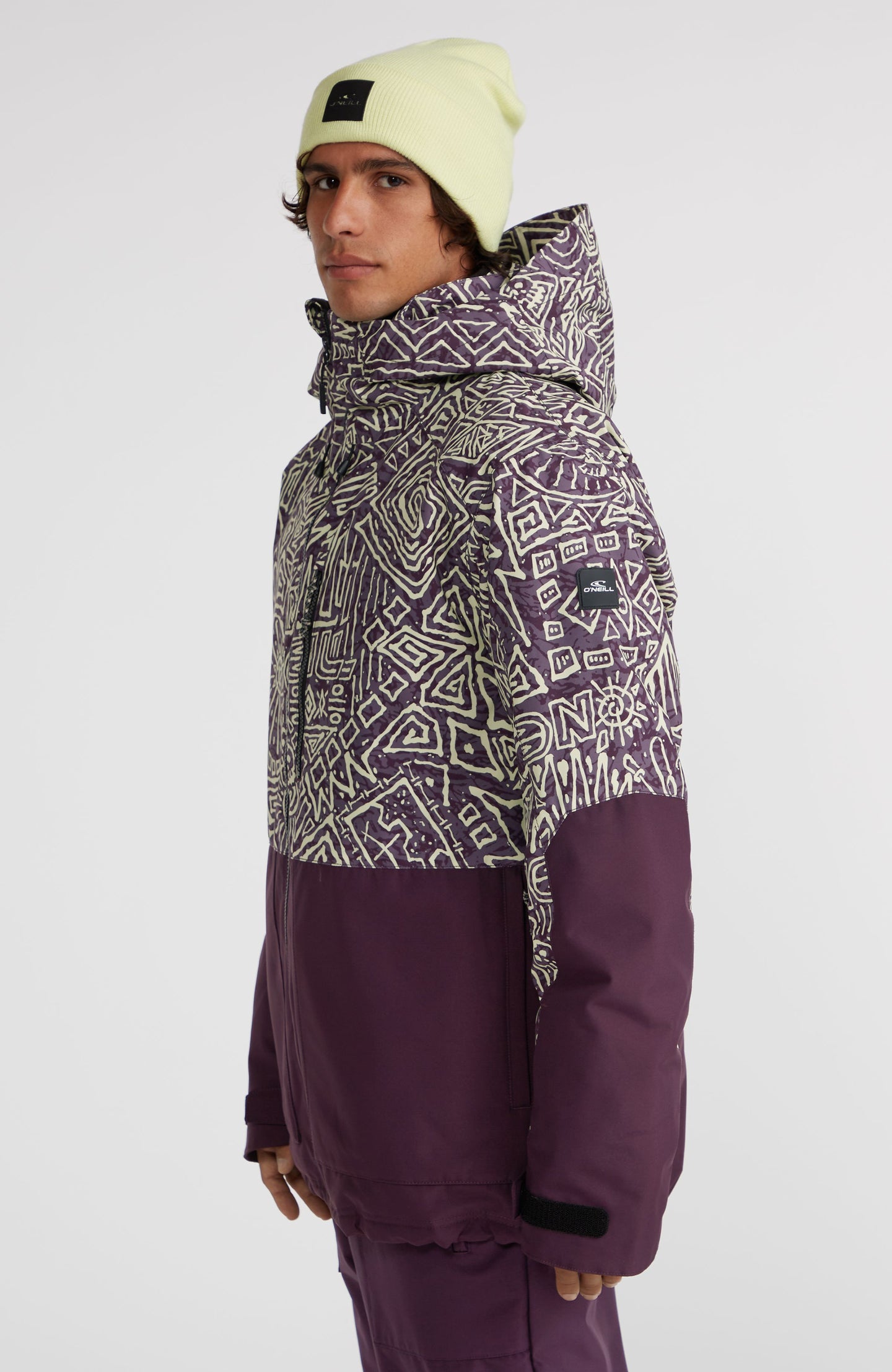 O'Riginals Block Snow Jacket - Dark Purple Sketcheritage