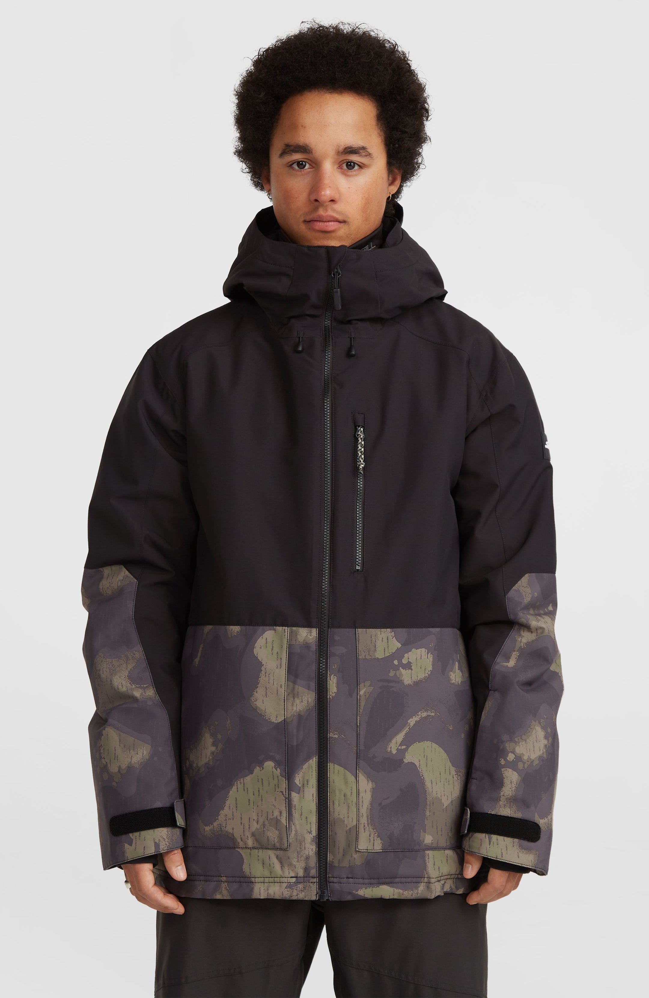 O'Riginals Block Snow Jacket - Black Night Camo