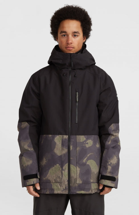 O'Riginals Block Snow Jacket - Black Night Camo