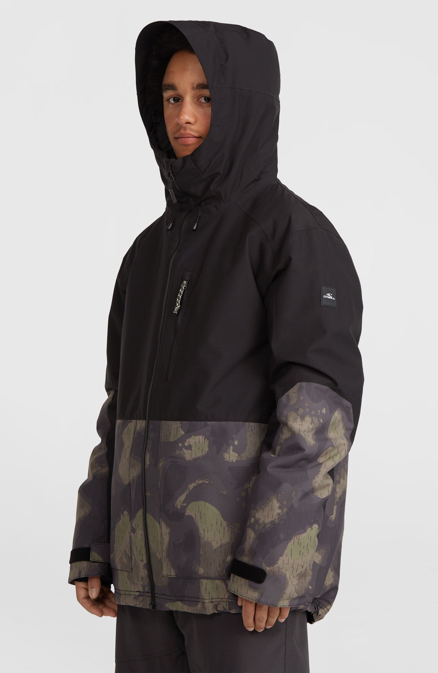 O'Riginals Block Snow Jacket - Black Night Camo