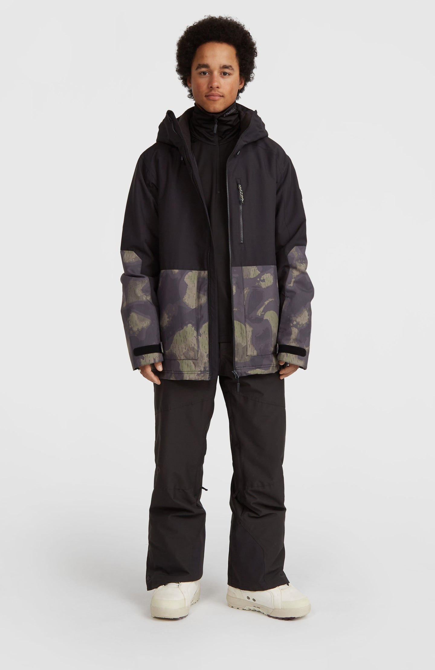 O'Riginals Block Snow Jacket - Black Night Camo