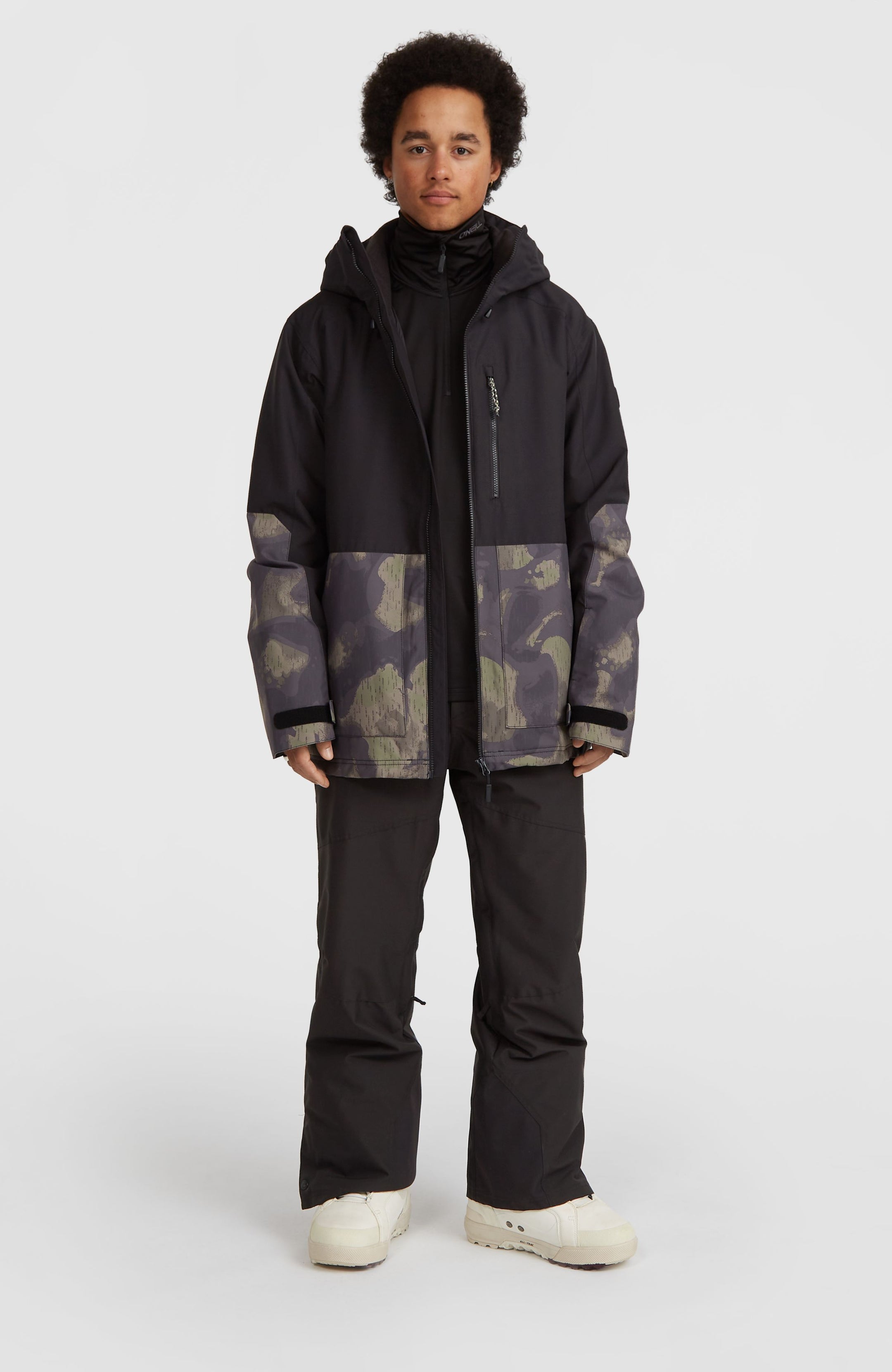 O'Riginals Block Snow Jacket - Black Night Camo