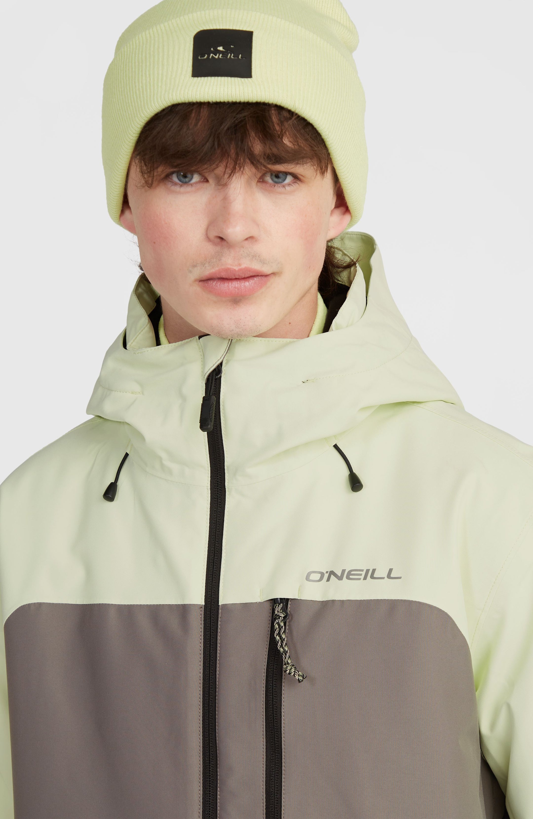 Hammer Plus Snow Jacket - Flint Stone Colour Block