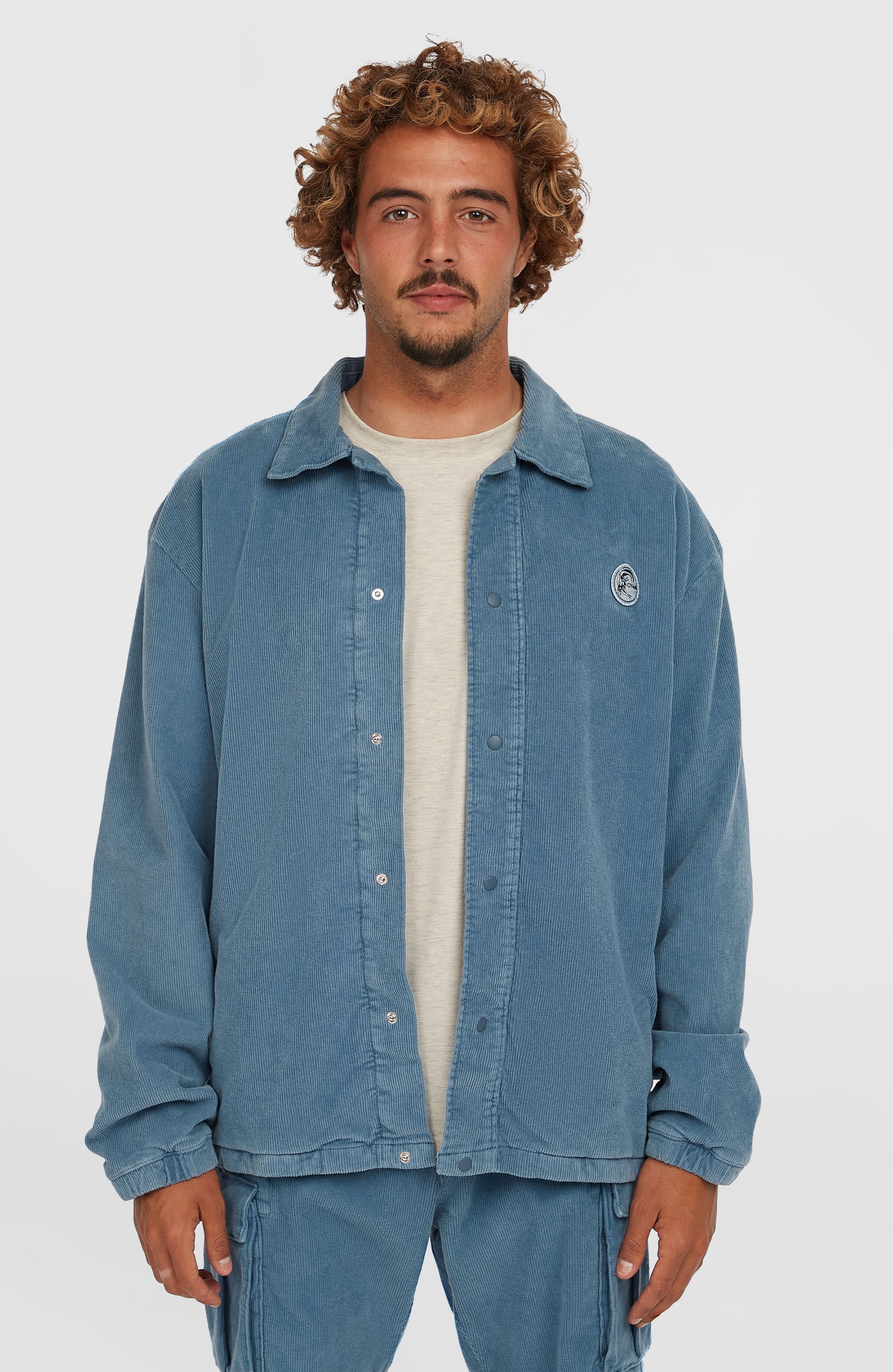 O'Neill Cord Coach Jacket - Copen Blue