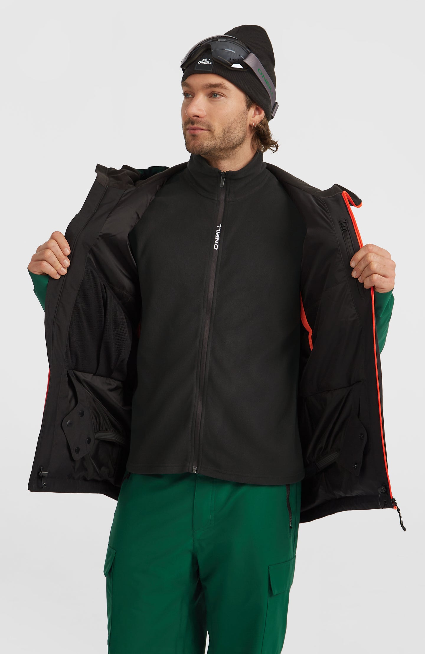 Fwc'Cruz Duo Snow Jacket - Emerald Envy Colour Block