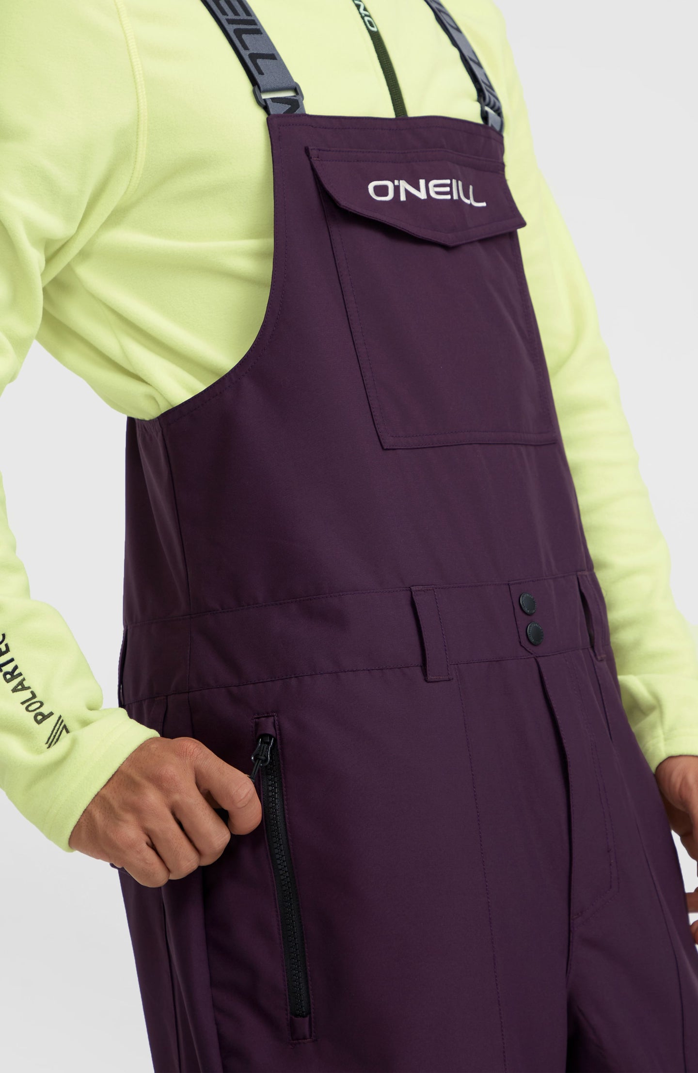 O'Riginals Bib Loose Snow Pants - Aubergine