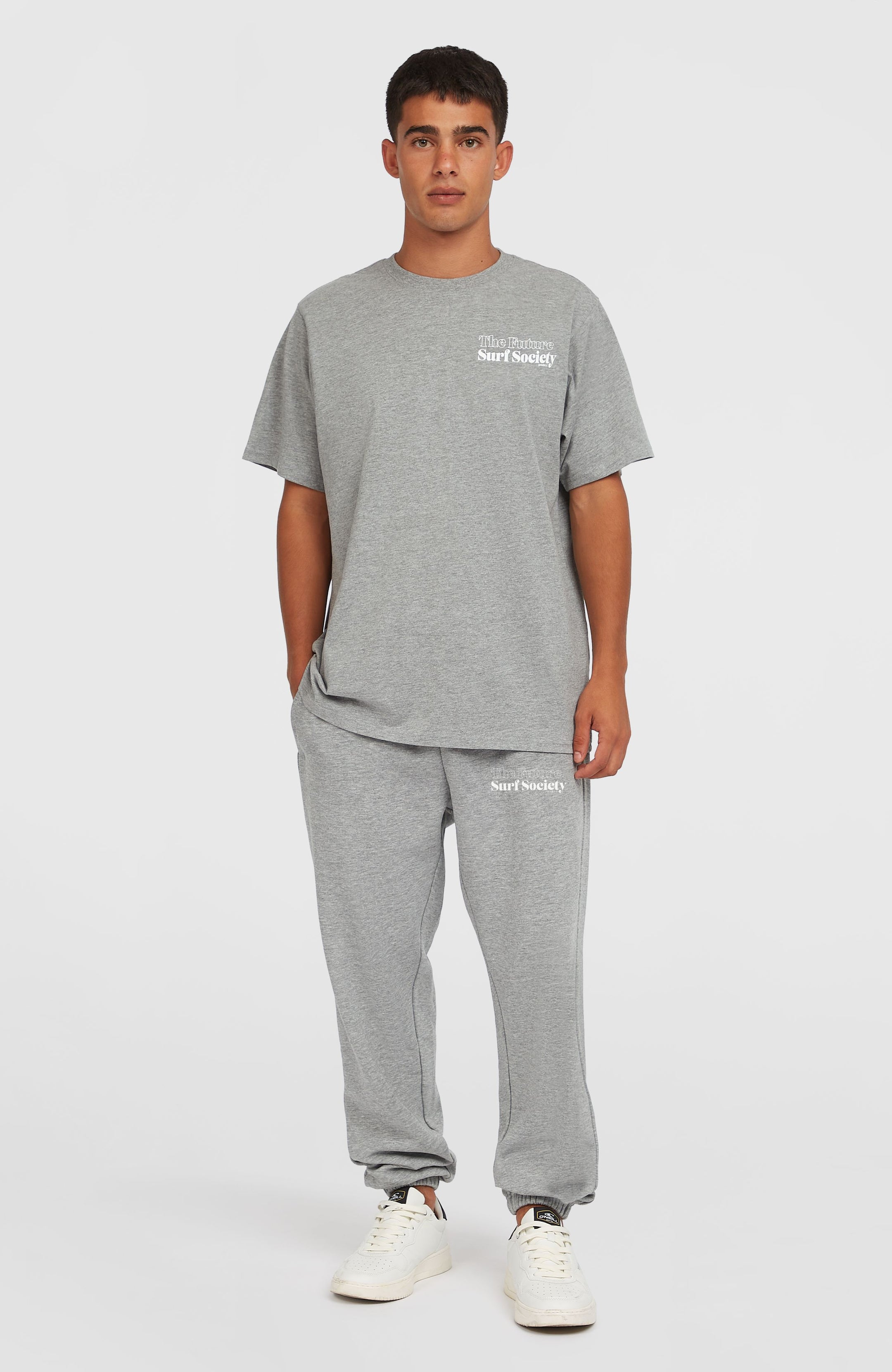 The Future Surf Society Sweatpants - Silver Melee