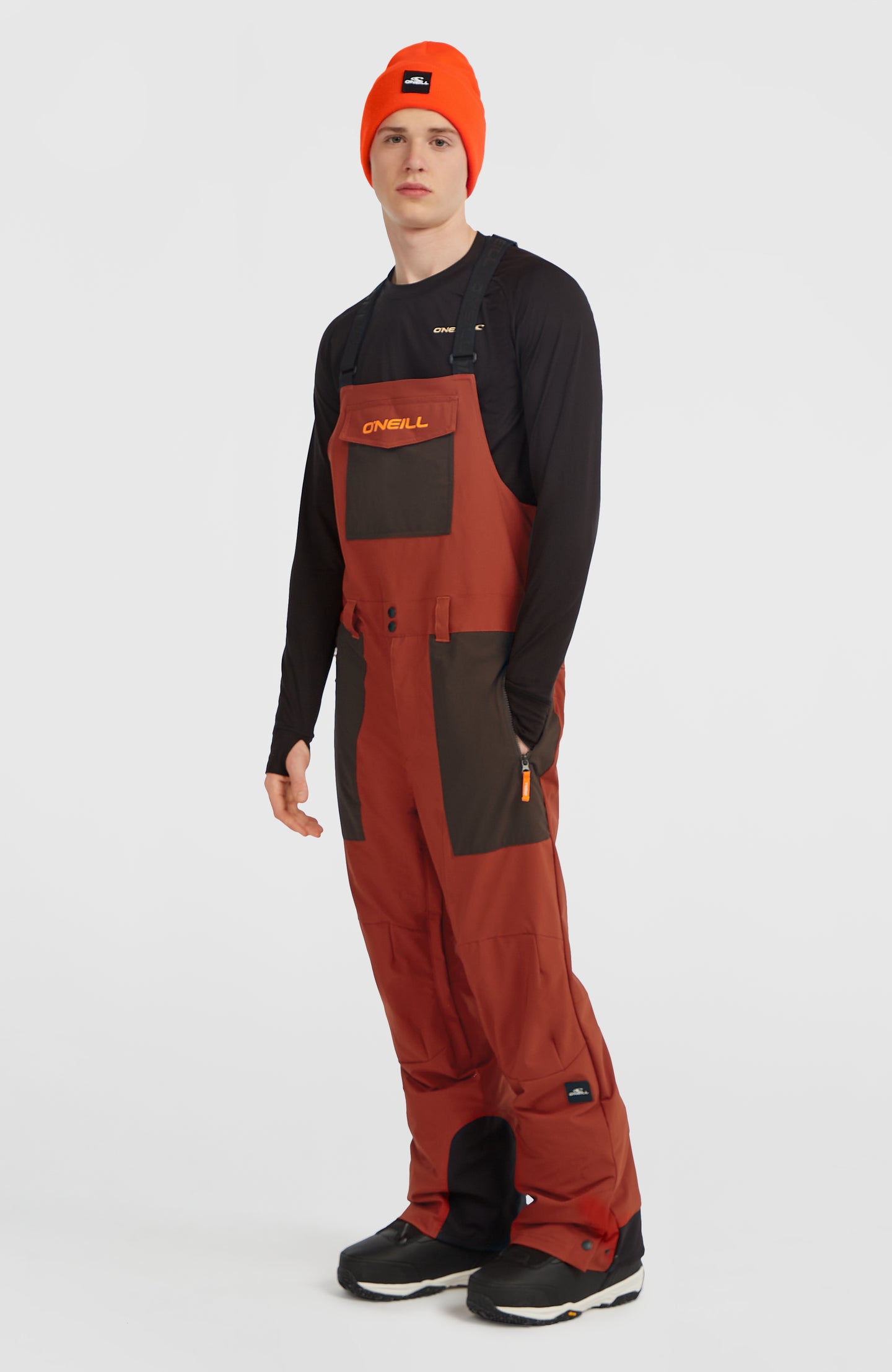 Fwc'Peak Bib Snow Pants - Bonfire Colour Block
