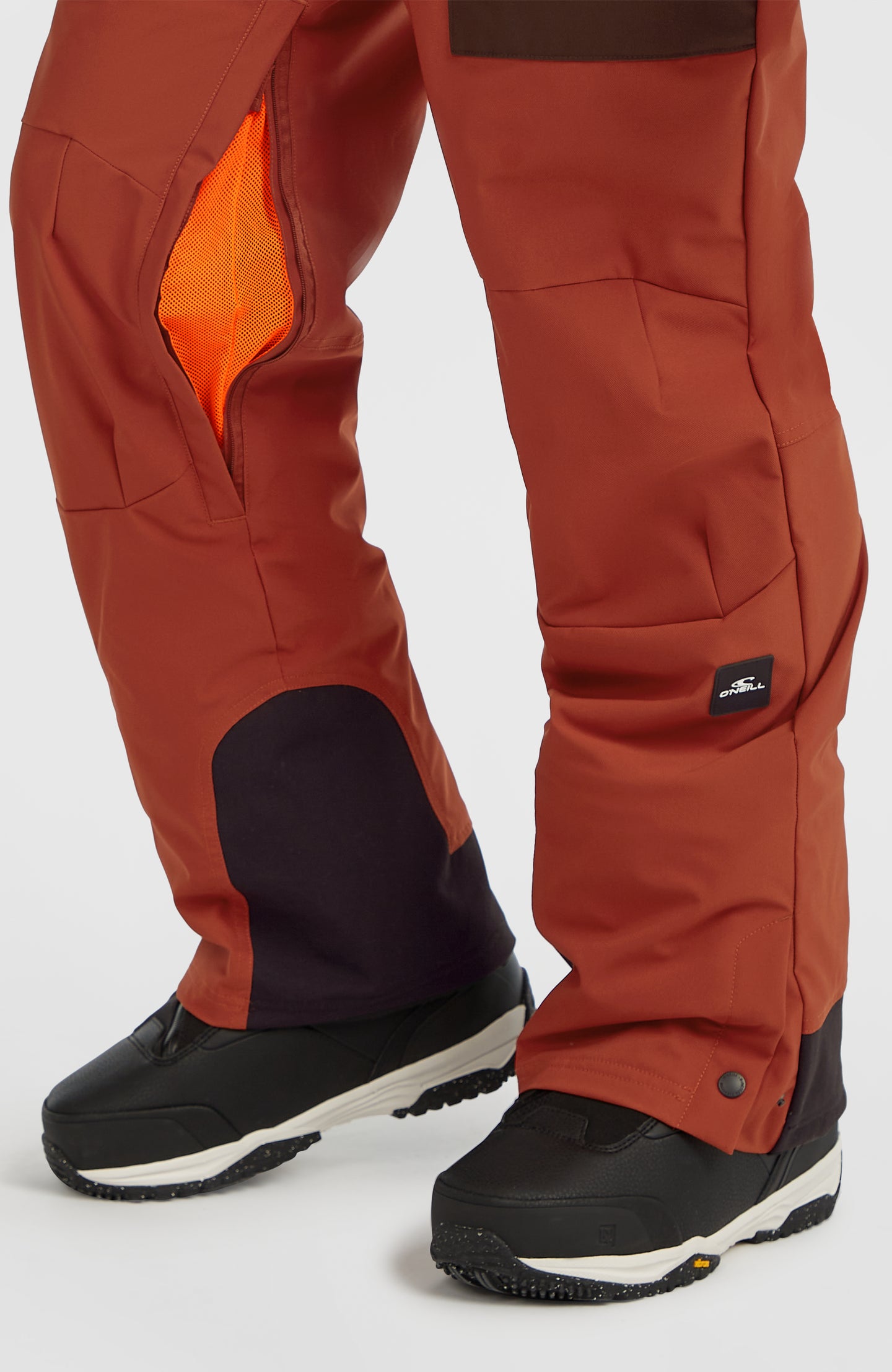 Fwc'Peak Bib Snow Pants - Bonfire Colour Block