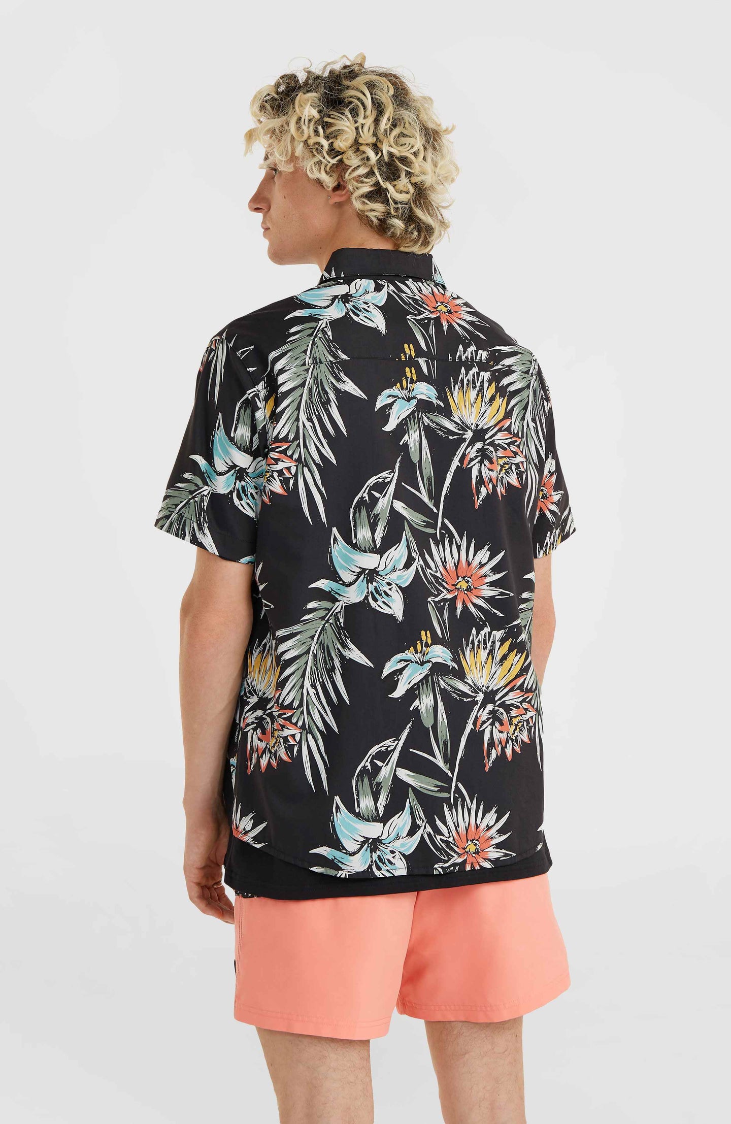 Mix & Match Floral Shirt - Black Tropicana