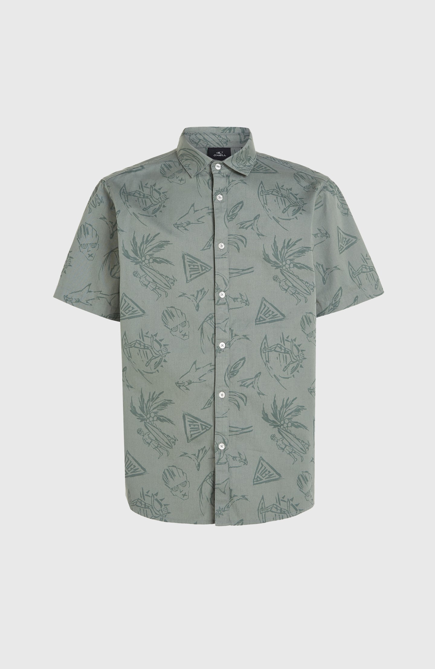 Mix & Match Beach Shirt - Green Vintage Surfer