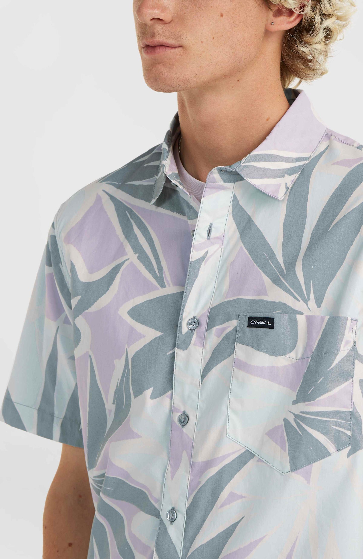 Og Eco S/Slv Standard Seafoam Shirt - Seafoam White