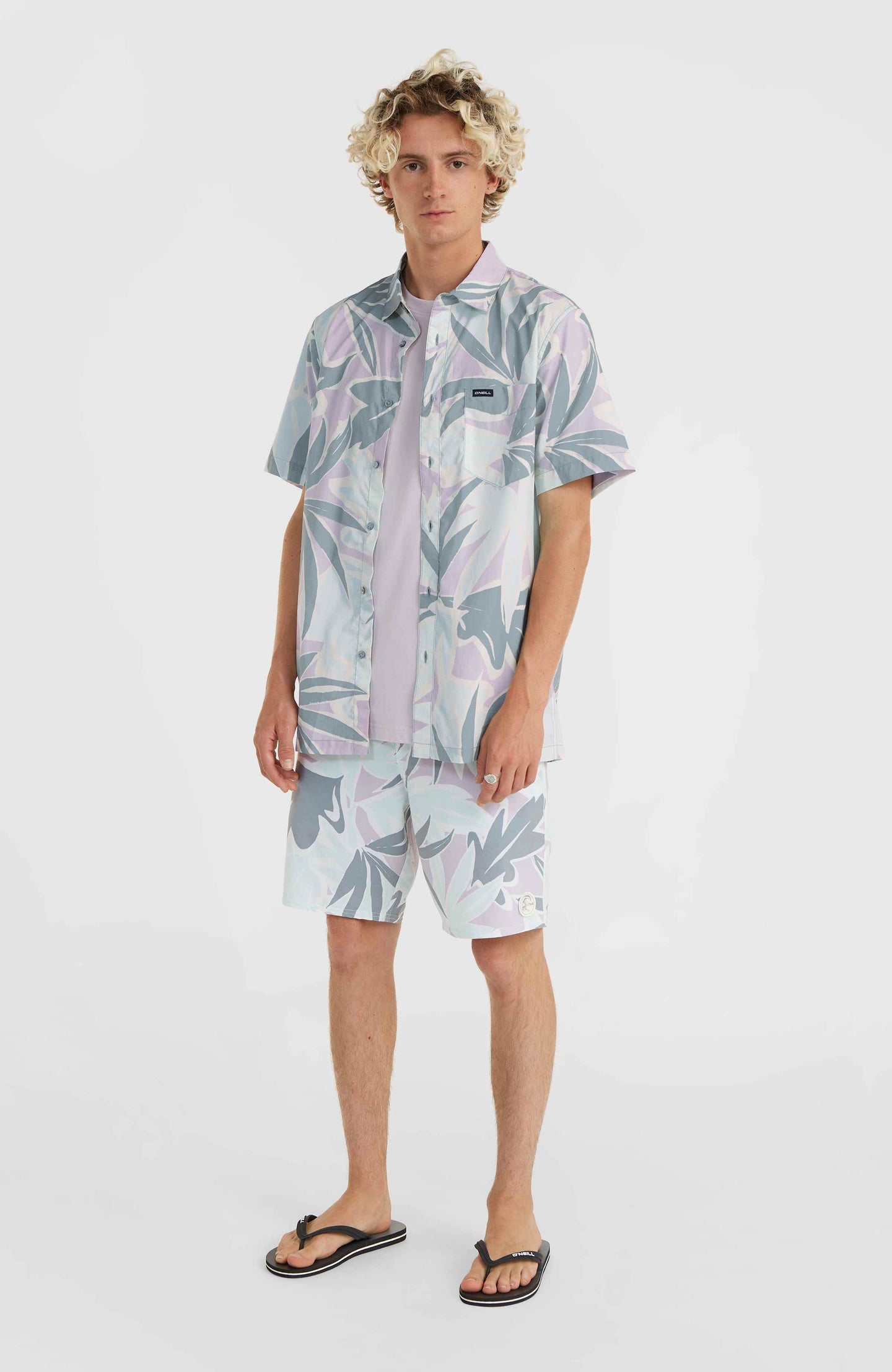 Og Eco S/Slv Standard Seafoam Shirt - Seafoam White