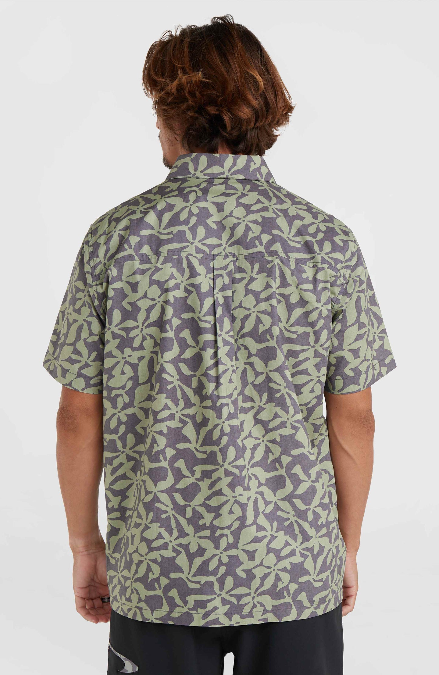 Og Eco S/Slv Standard Leaf Shirt - Green Seagrass