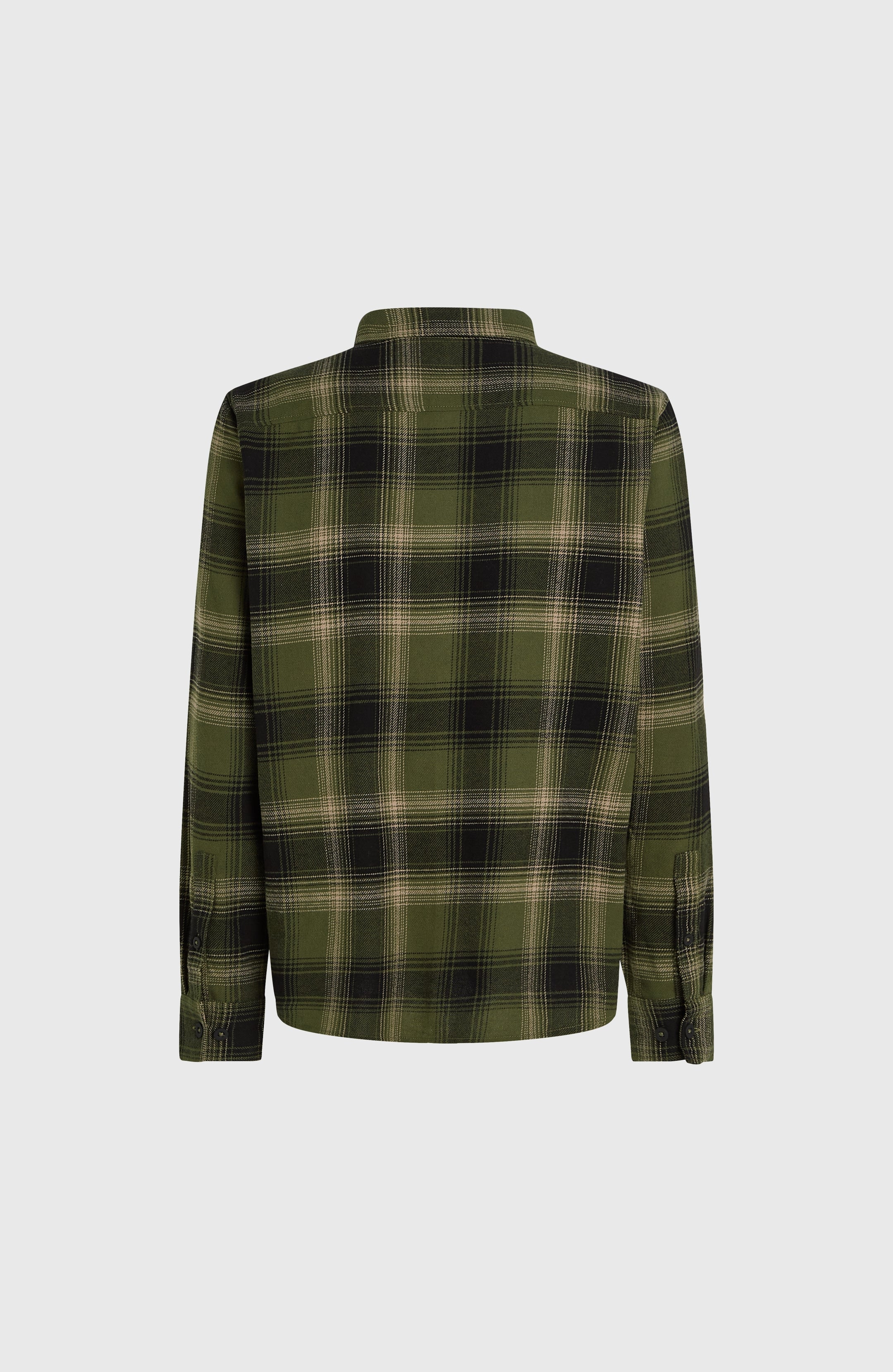 O'Neill Flannel Check Shirt - Green Check Small