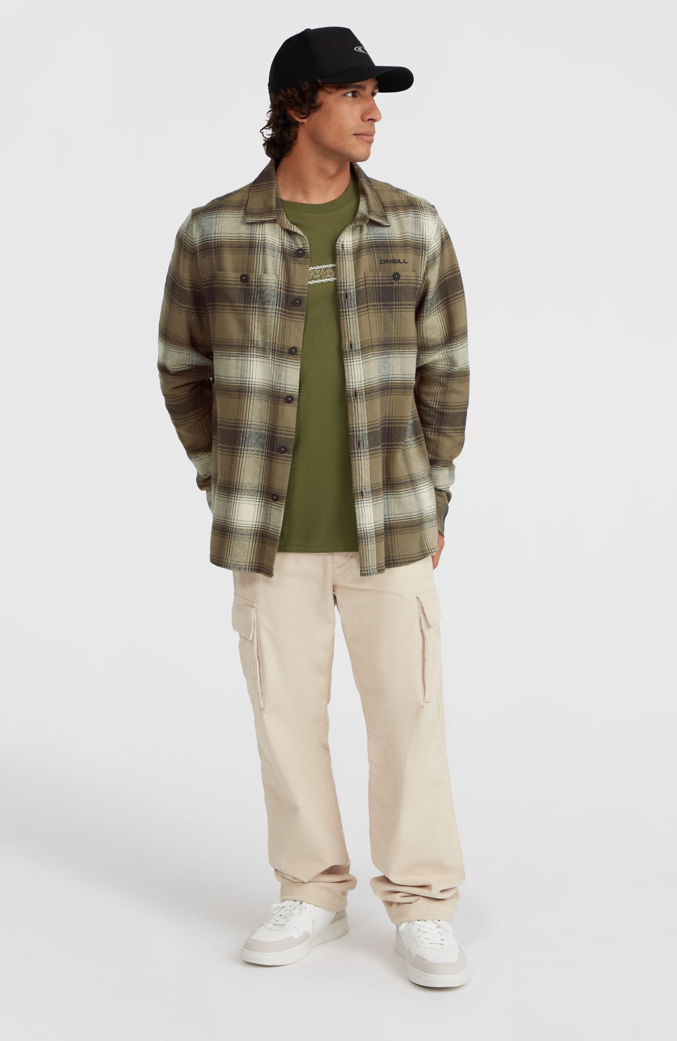 O'Neill Flannel Check Shirt - Brown Check Small