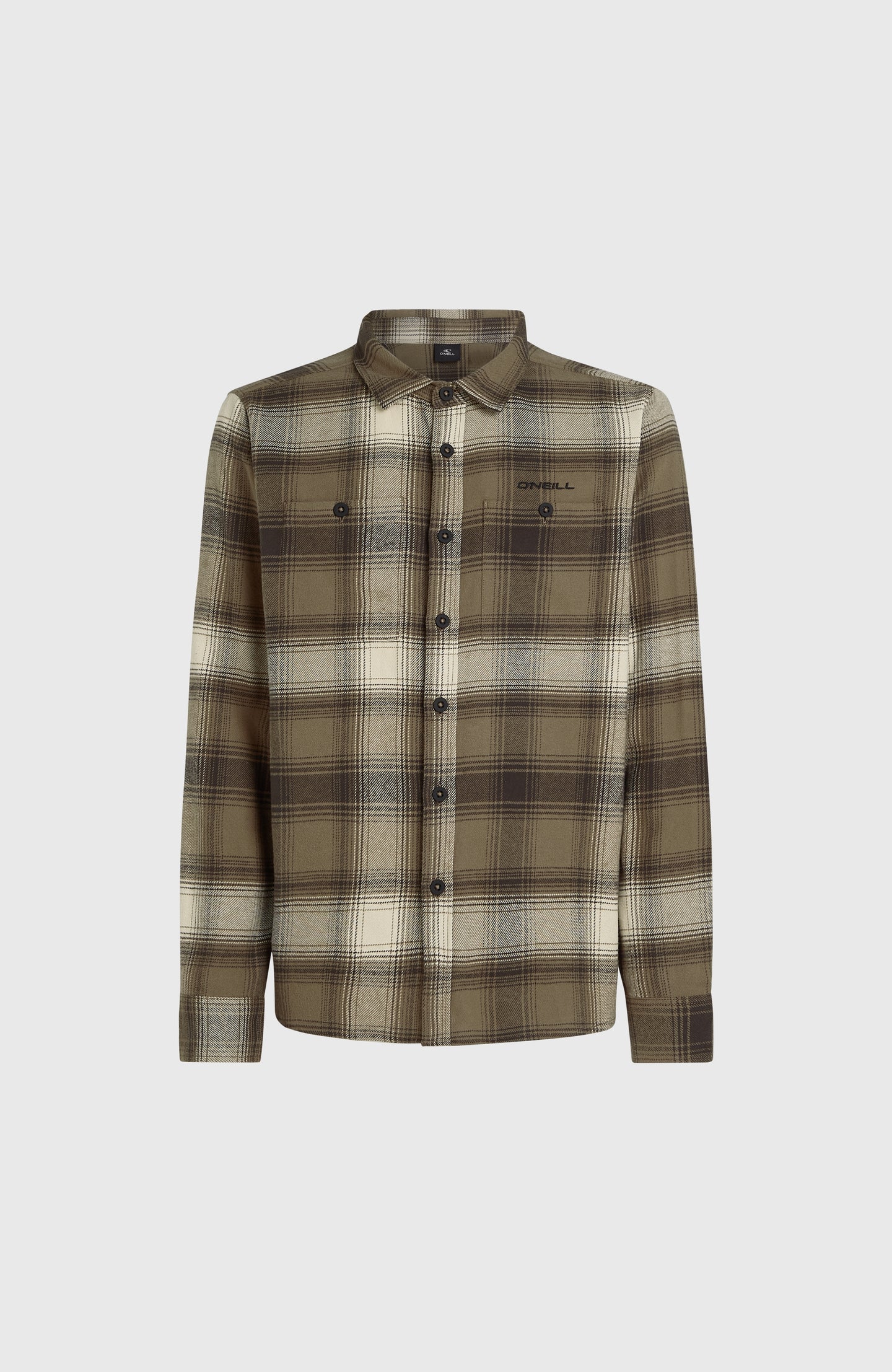 O'Neill Flannel Check Shirt - Brown Check Small