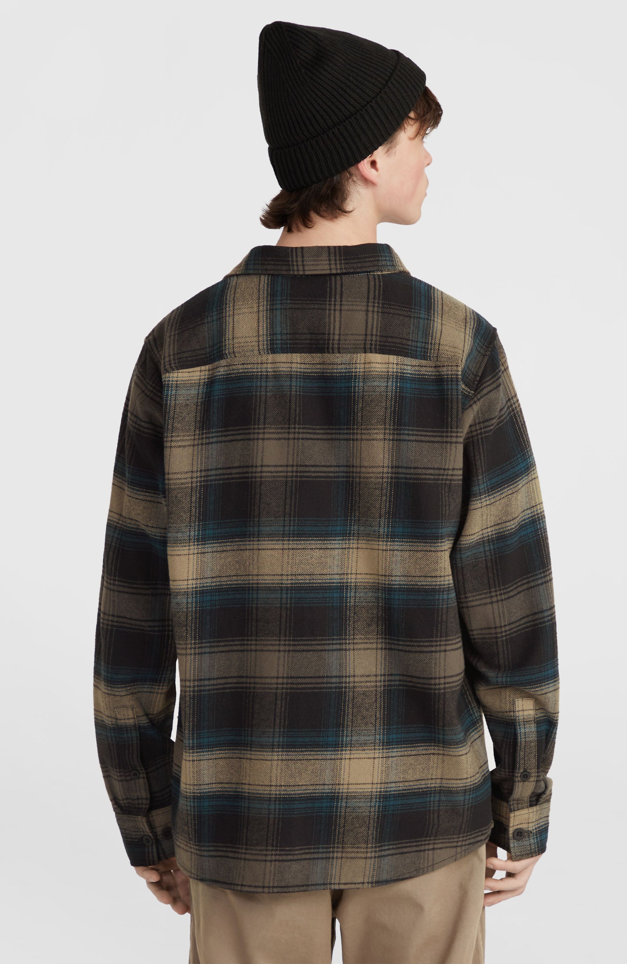 O'Neill Flannel Check Shirt - Black Check Small