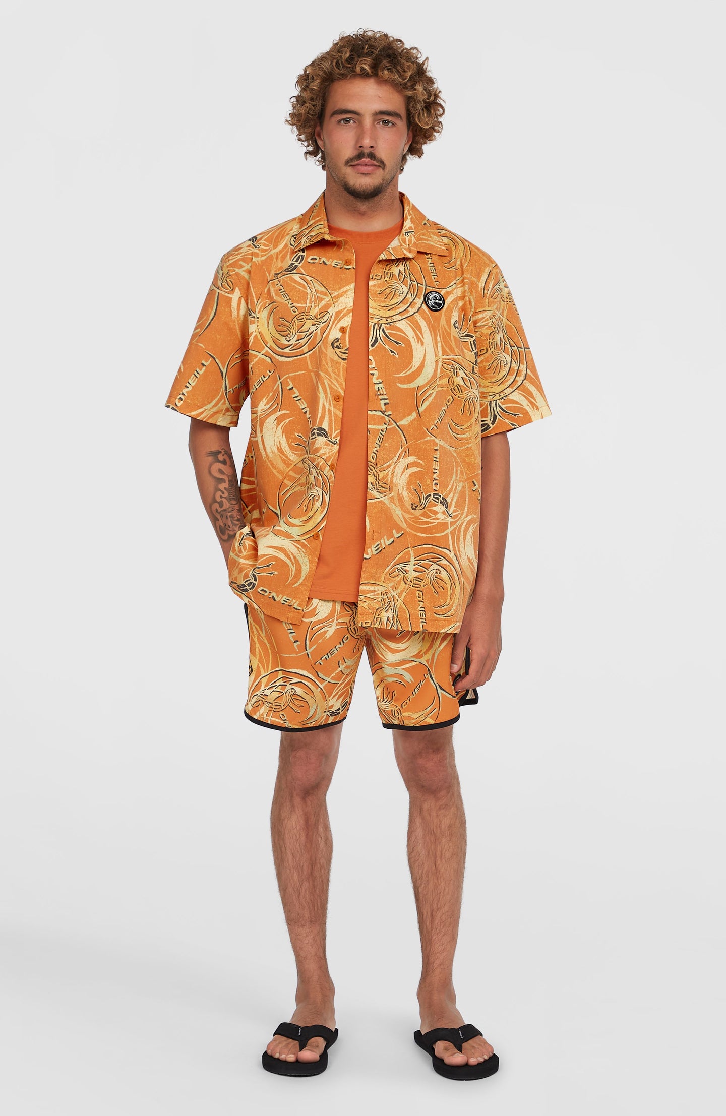 O'Riginals Upf50 S/Slv Shirt - Orange Originals