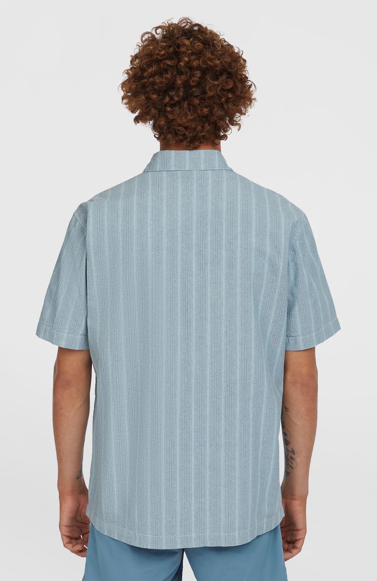 O'Neill Jacquard Stripe Shirt - Blue Cali Stripe