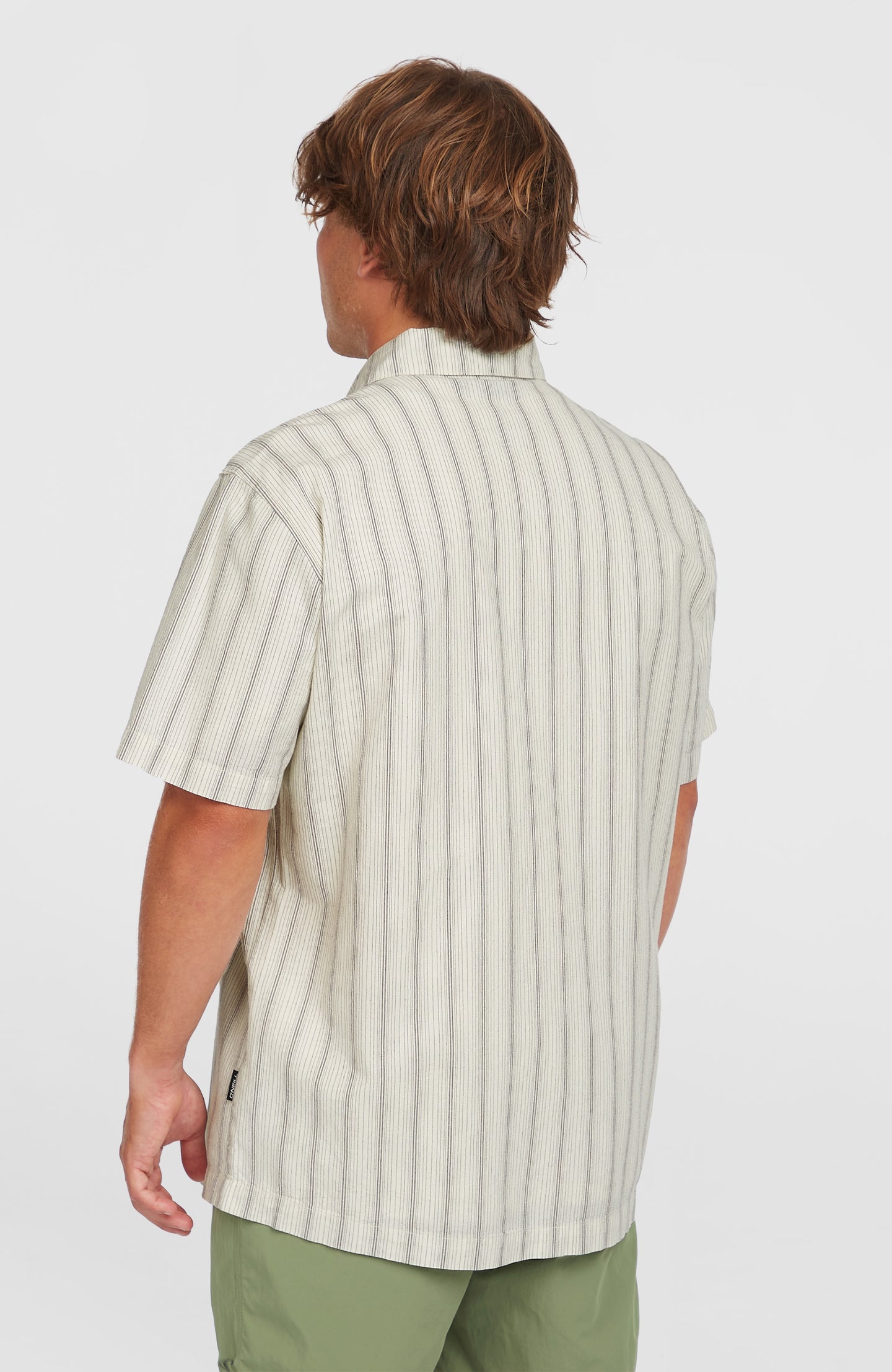 O'Neill Jacquard Stripe Shirt - Beige Cali Stripe