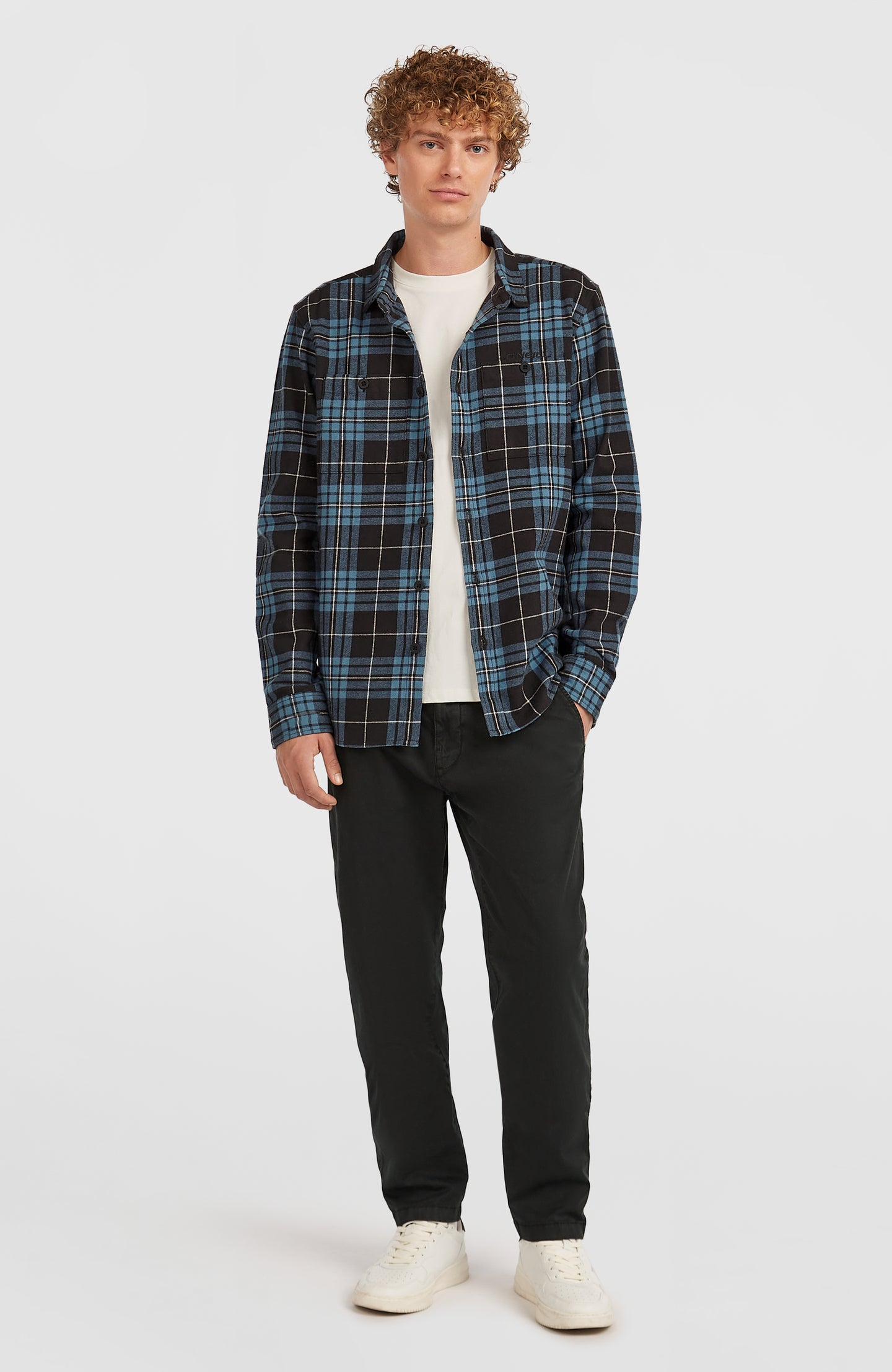 O'Neill Must-Have Flannel Shirt - Blue Flannel Check