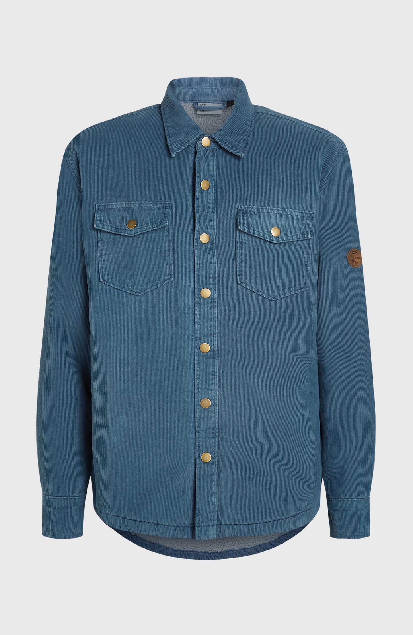 O'Riginals Corduroy Fleece Lined Overshirt - Mozart Blue