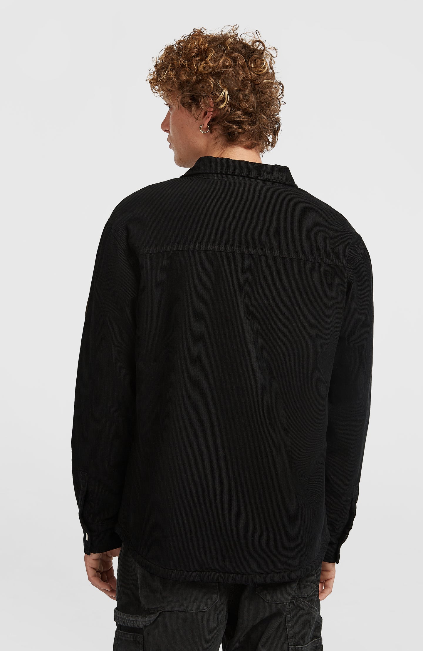 O'Riginals Corduroy Fleece Lined Overshirt - Black Out