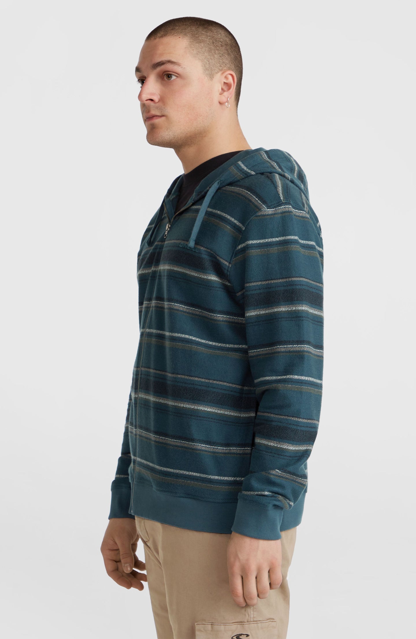 O'Neill Bavaro Fz Hoodie - Blue Ikat Stripe