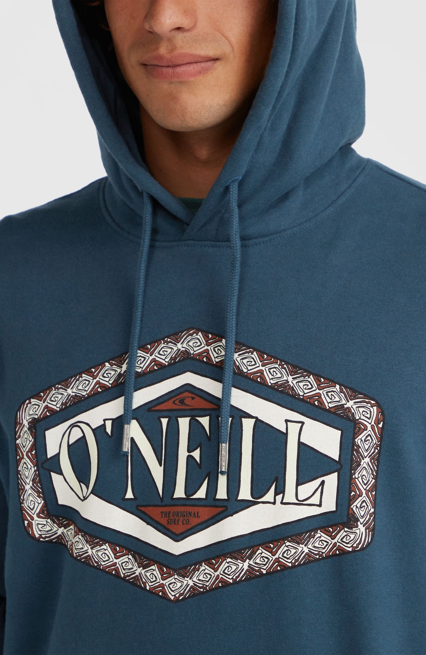 O'Neill Front Print Hoodie - Alma Steel