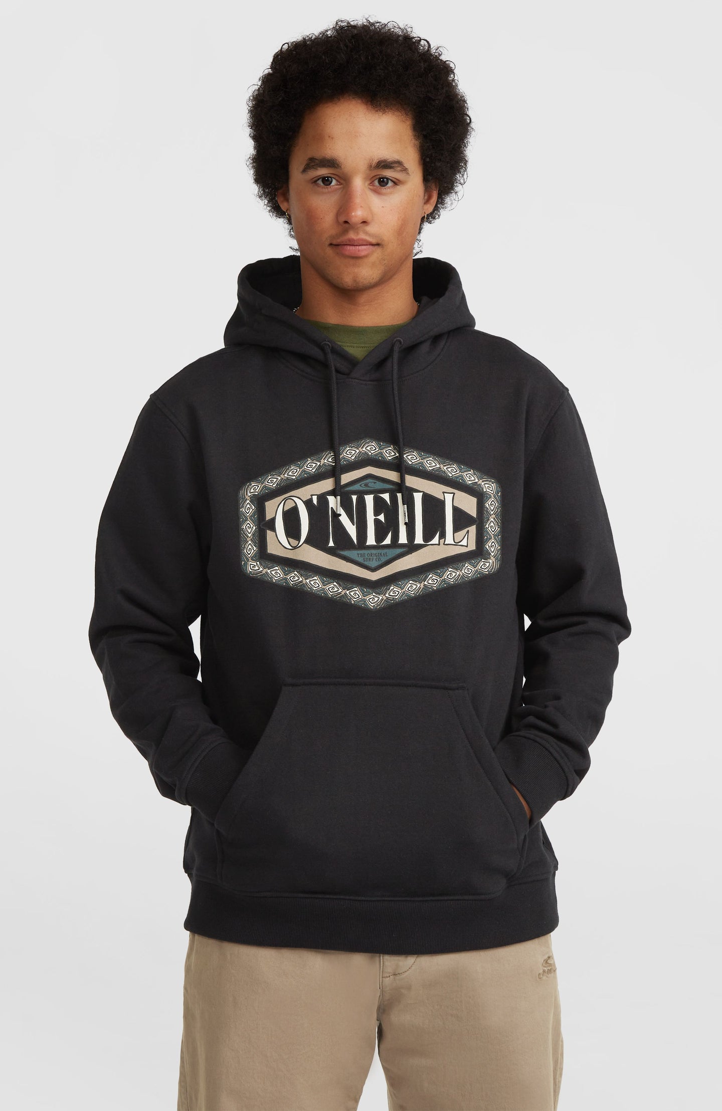 O'Neill Front Print Hoodie - Black Out