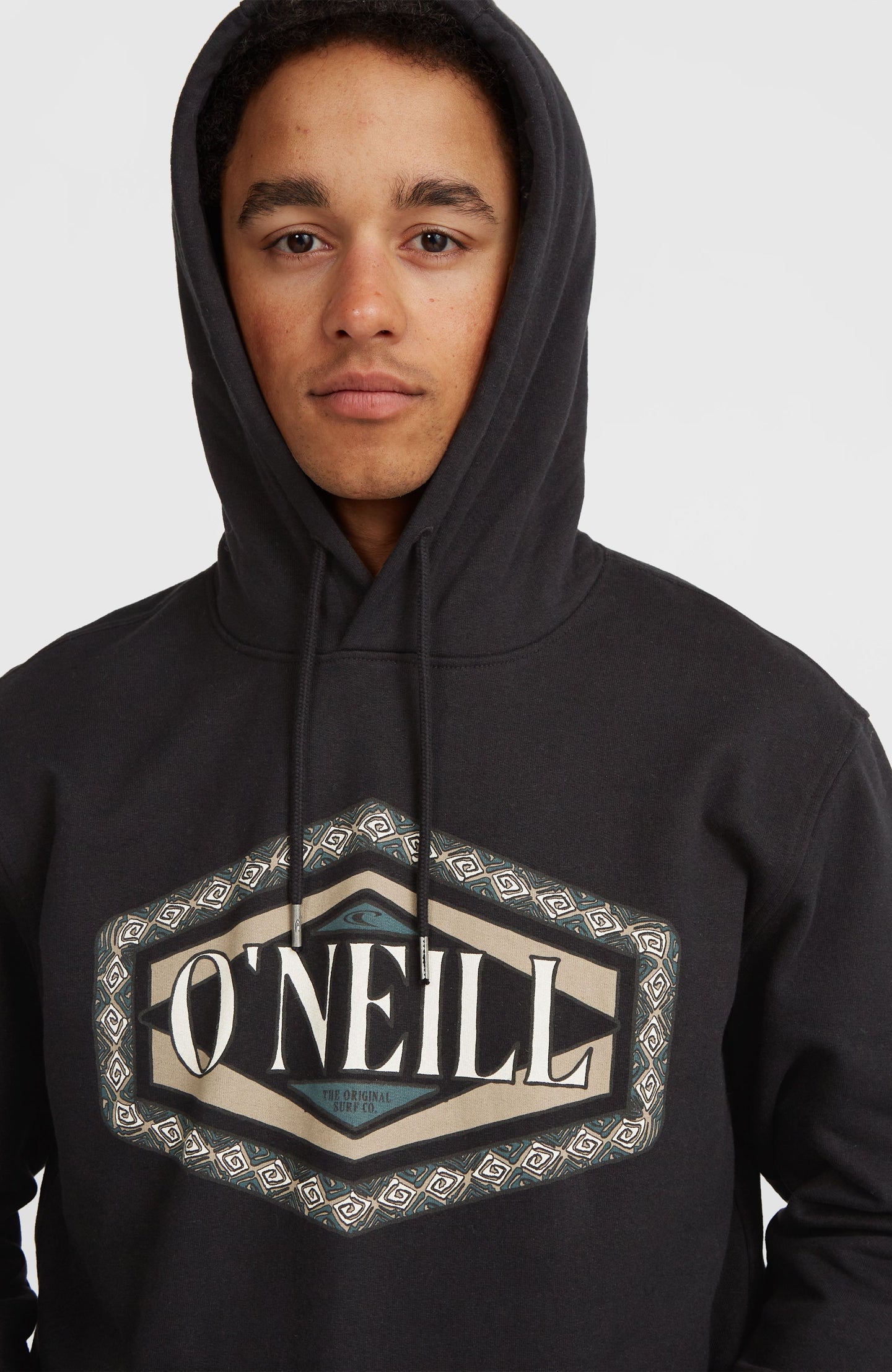 O'Neill Front Print Hoodie - Black Out