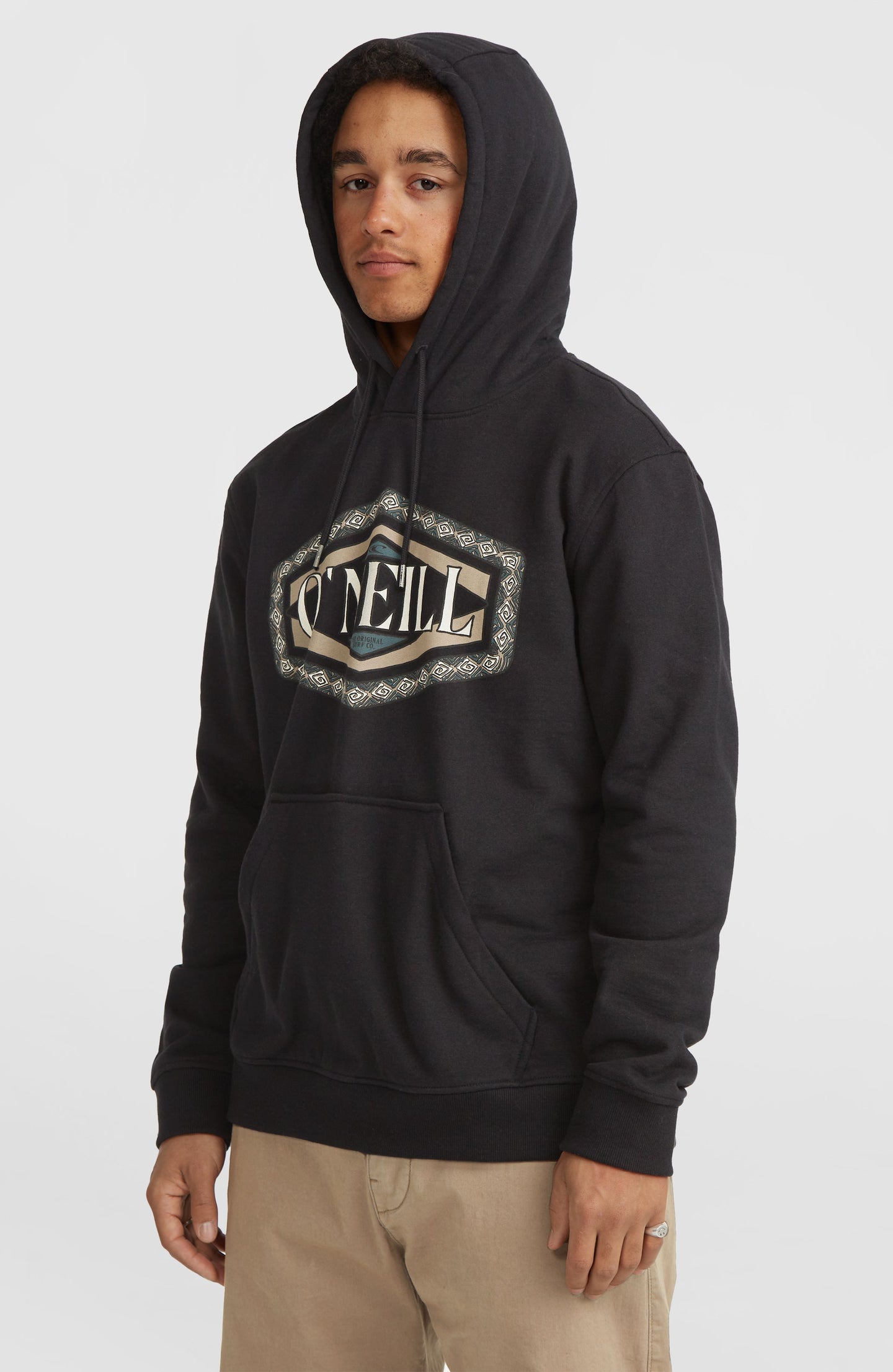 O'Neill Front Print Hoodie - Black Out