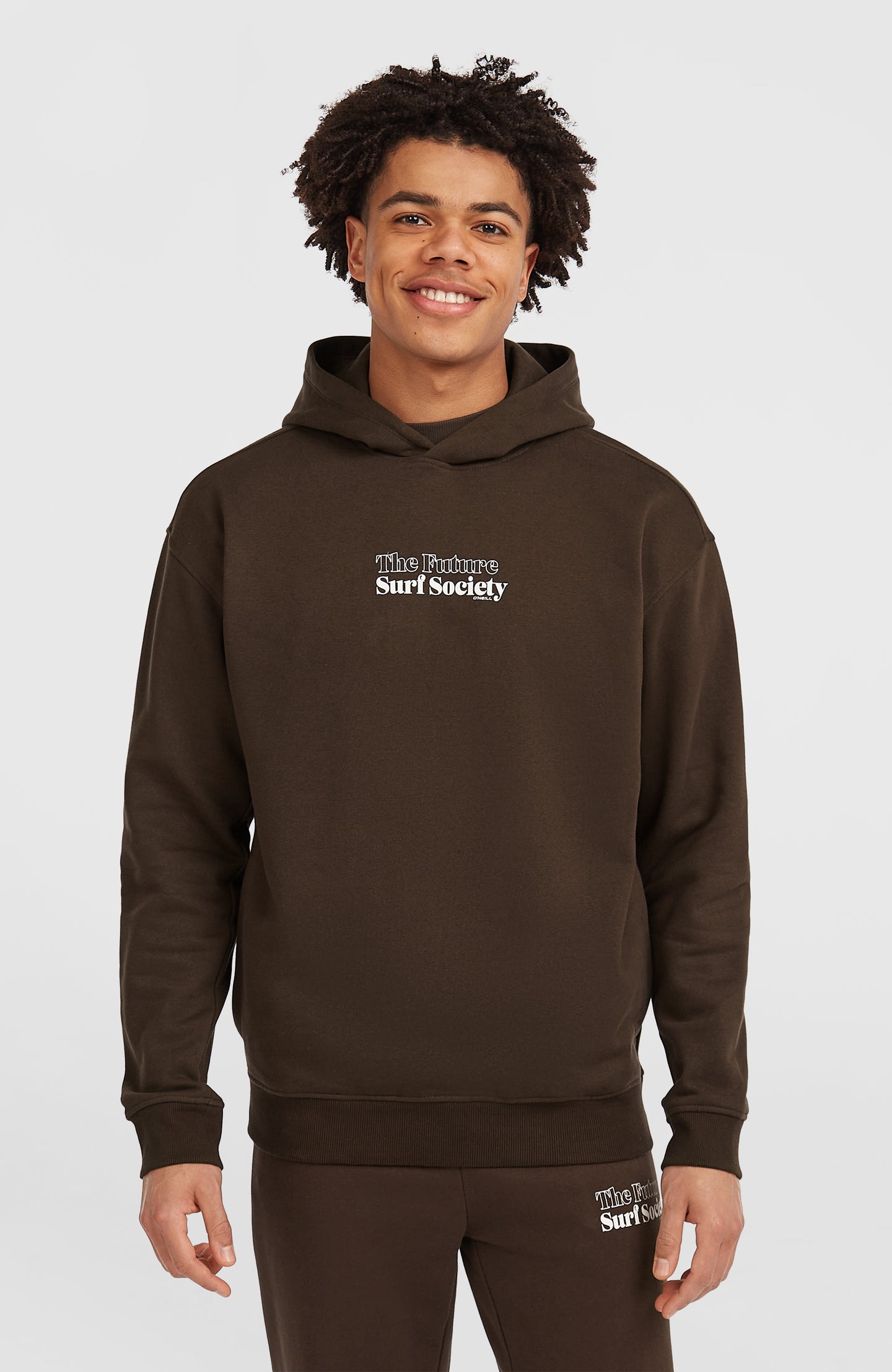 The Future Surf Society Hoodie - Coffee Bean