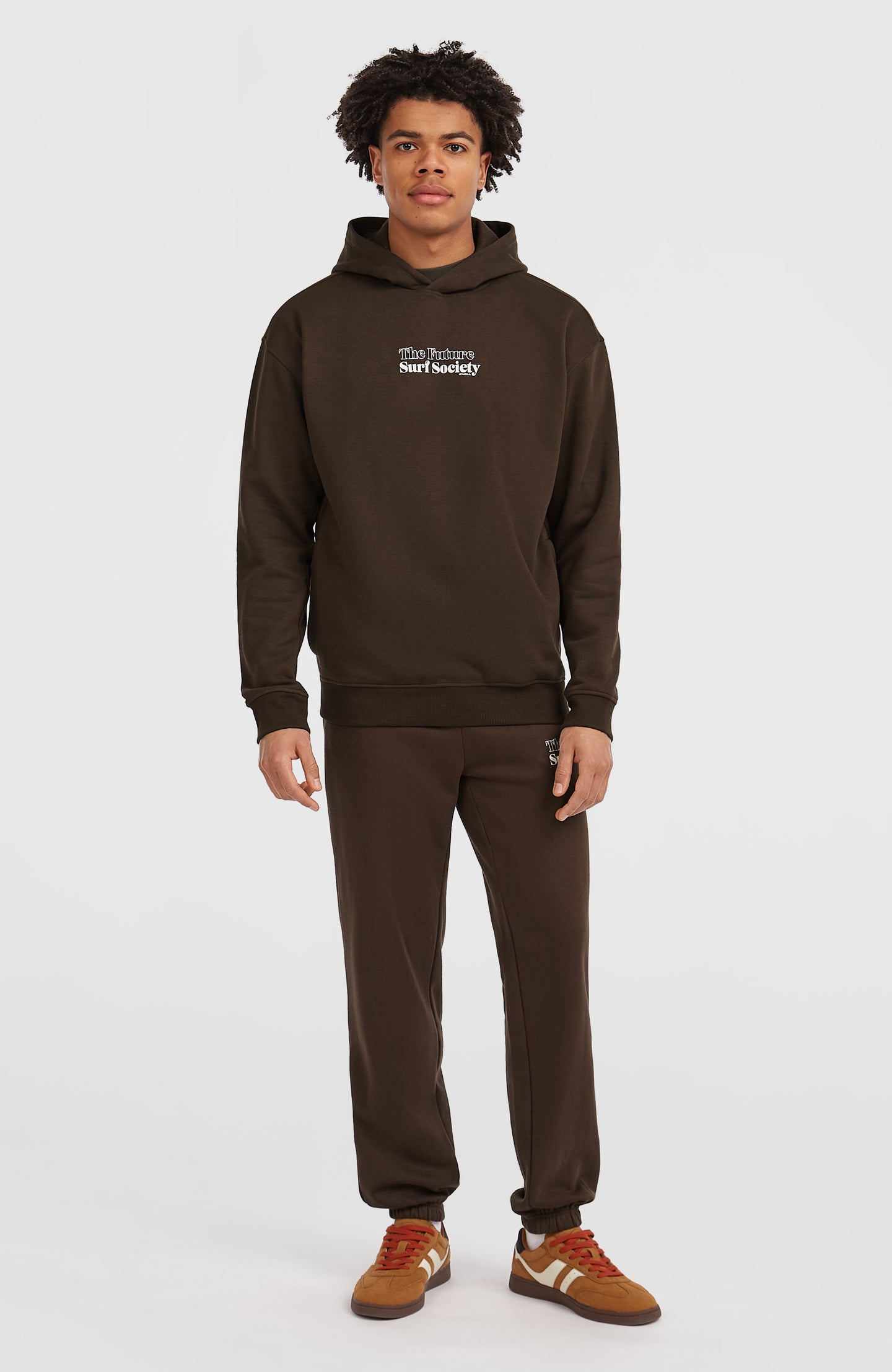 The Future Surf Society Hoodie - Coffee Bean