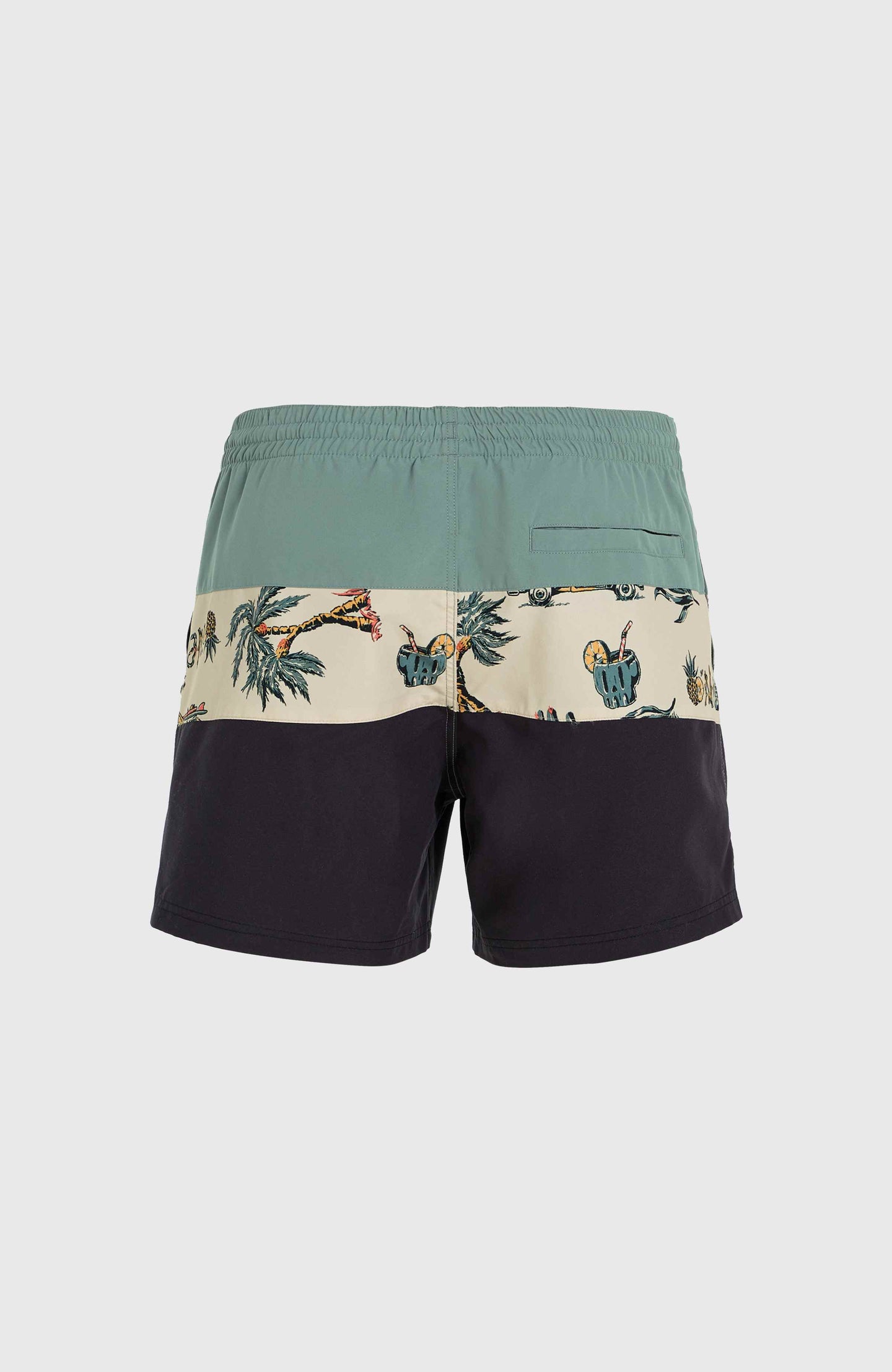Mix & Match Cali Block 15'' Swim Shorts - Beige Venice Beach