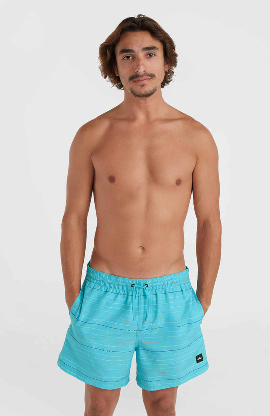 Jack O'Neill Cali First 15'' Swim Shorts - Blue First Name Stripe